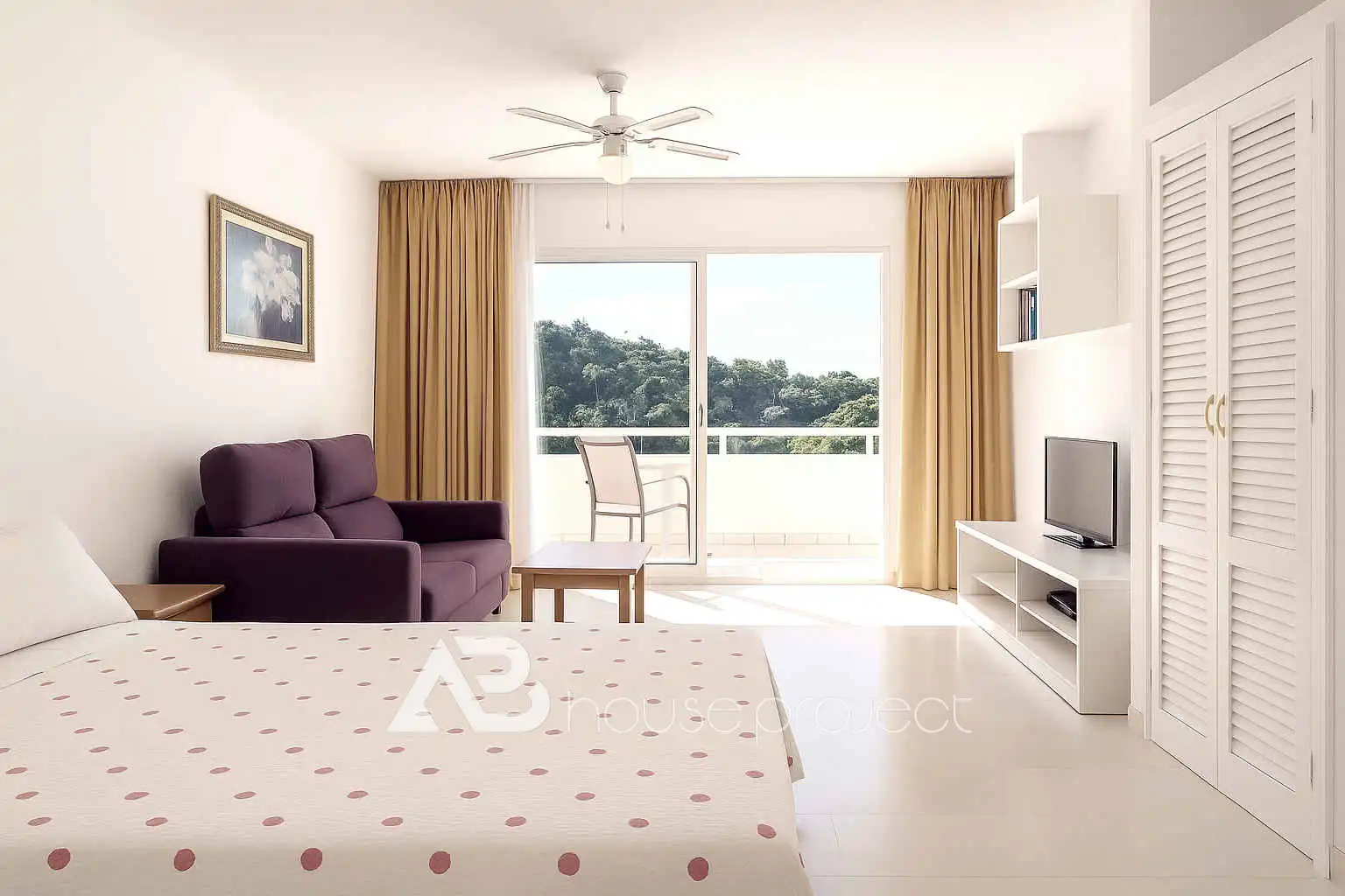 Schlafzimmer von Wohnung zum Verkauf in Adeje mit Terrasse, Möbliert und Gemeinschaftspool