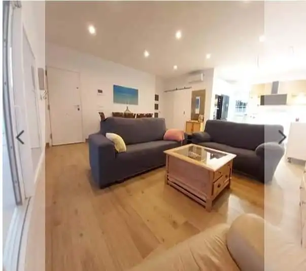 Sala de estar de Casa o chalet de alquiler en Barbate con Aire acondicionado, Jardín privado y Terraza