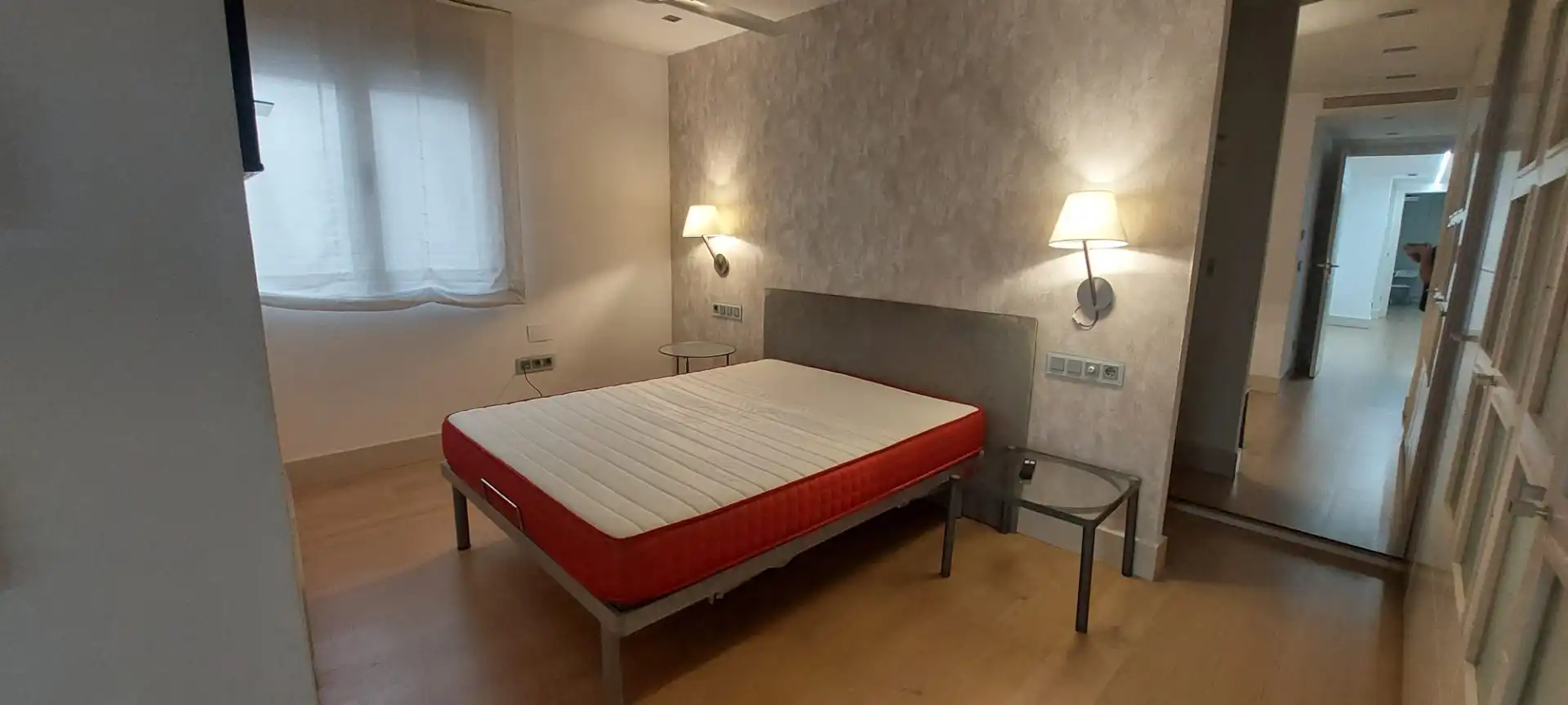 Dormitori de Apartament de lloguer en Murcia amb Aire condicionat, Calefacció i Moblat