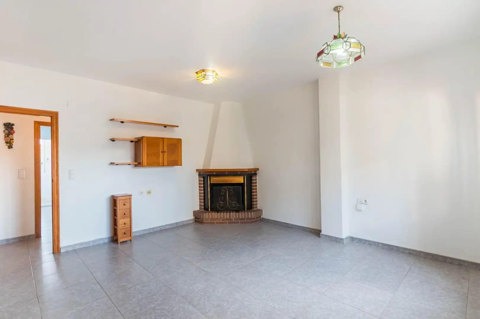 Wohnzimmer von Einfamilien-Reihenhaus zum Verkauf in Murcia mit Klimaanlage