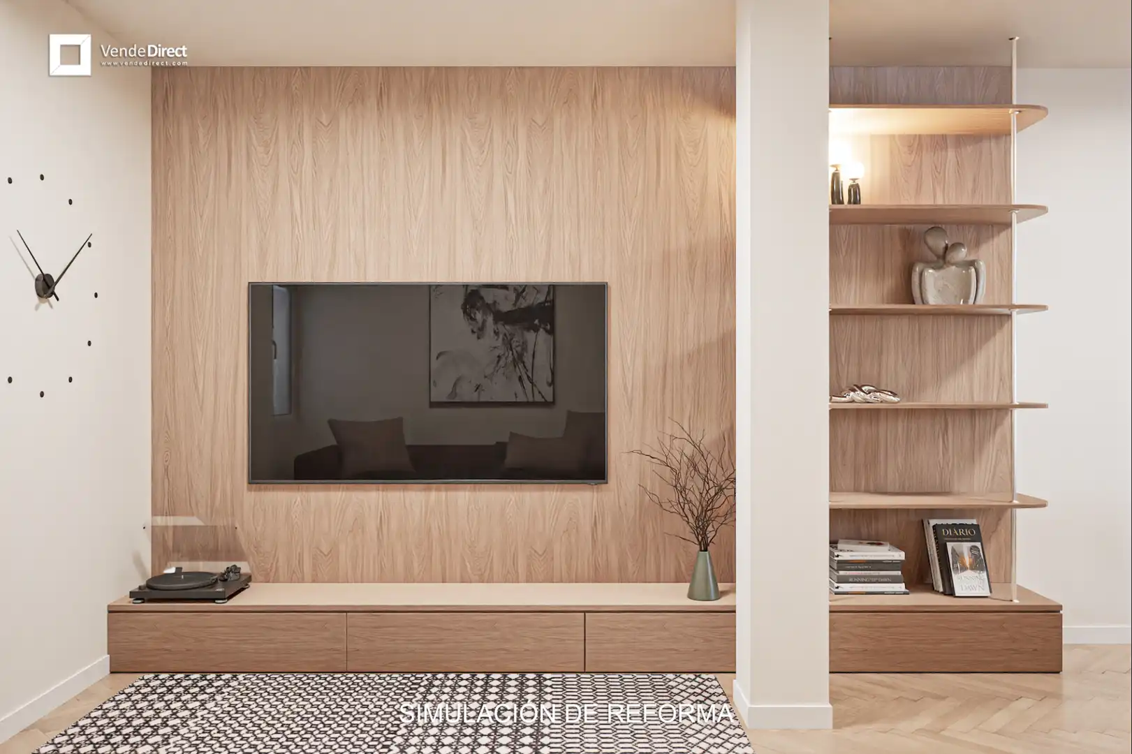 Sala de estar de Piso en venta en Madrid con Aire acondicionado, Calefacción y Parquet