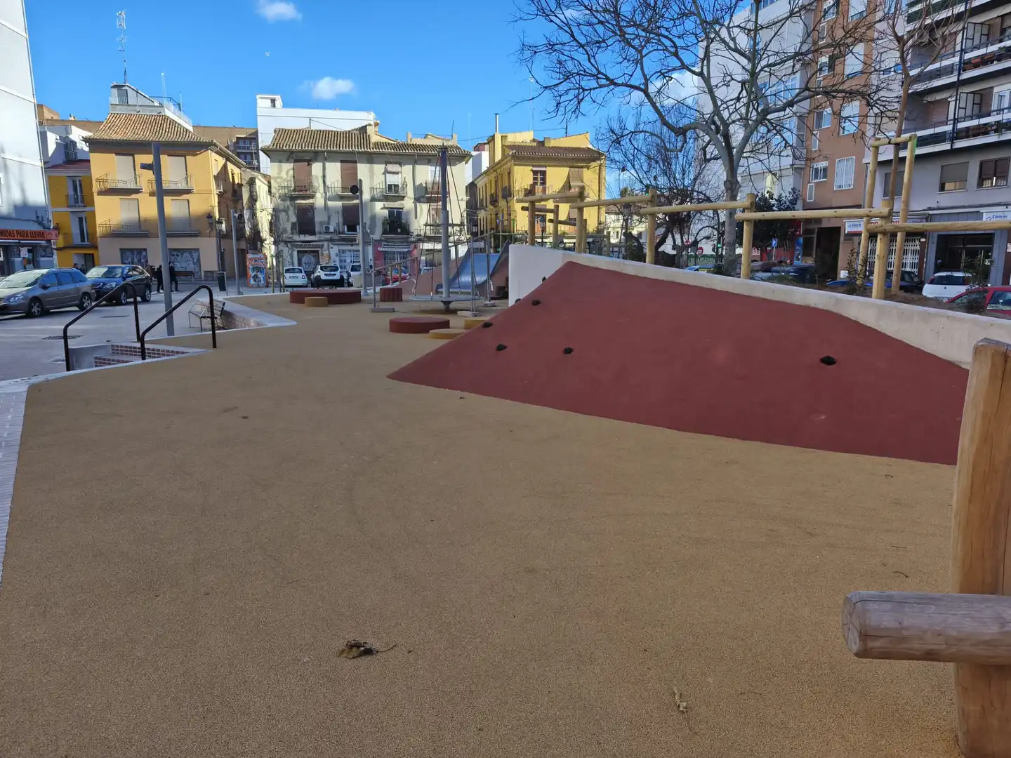 Terrasse von Wohnung zum Verkauf in Valencia mit Abstellraum und Ofen