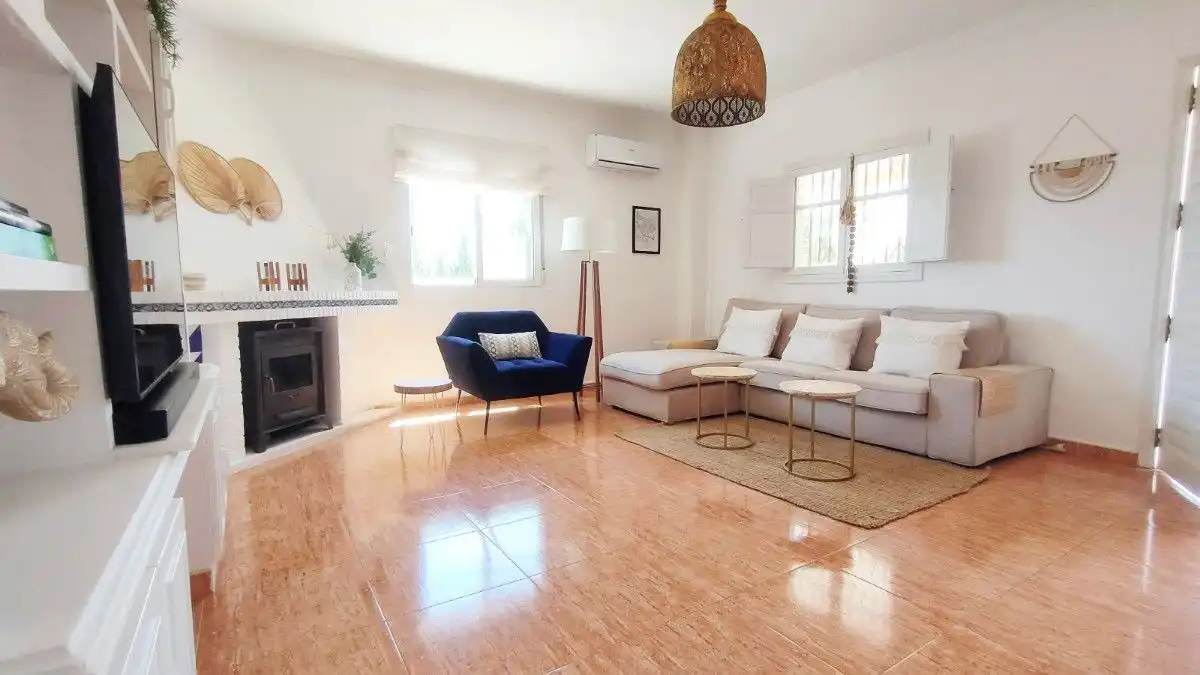 Sala de estar de Casa o chalet en venta en Montserrat con Aire acondicionado, Jardín privado y Terraza
