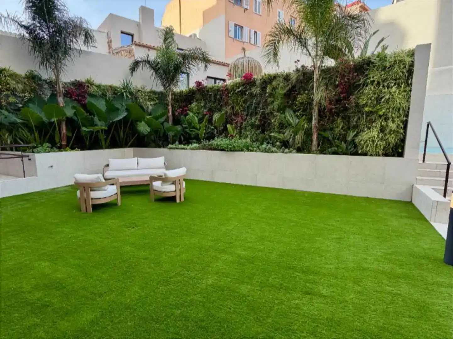 Terrassa de Pis de lloguer en  Palma de Mallorca amb Aire condicionat, Jardí privat i Traster