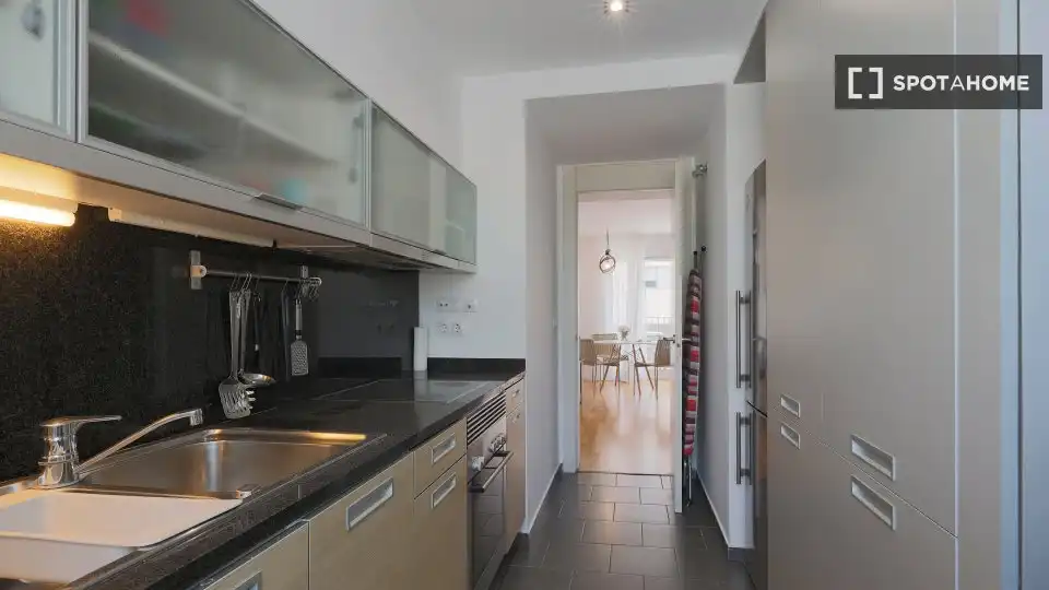 Kitchen of Flat for rent in Sant Cugat del Vallès  with Air Conditioner, Heating and Furnished