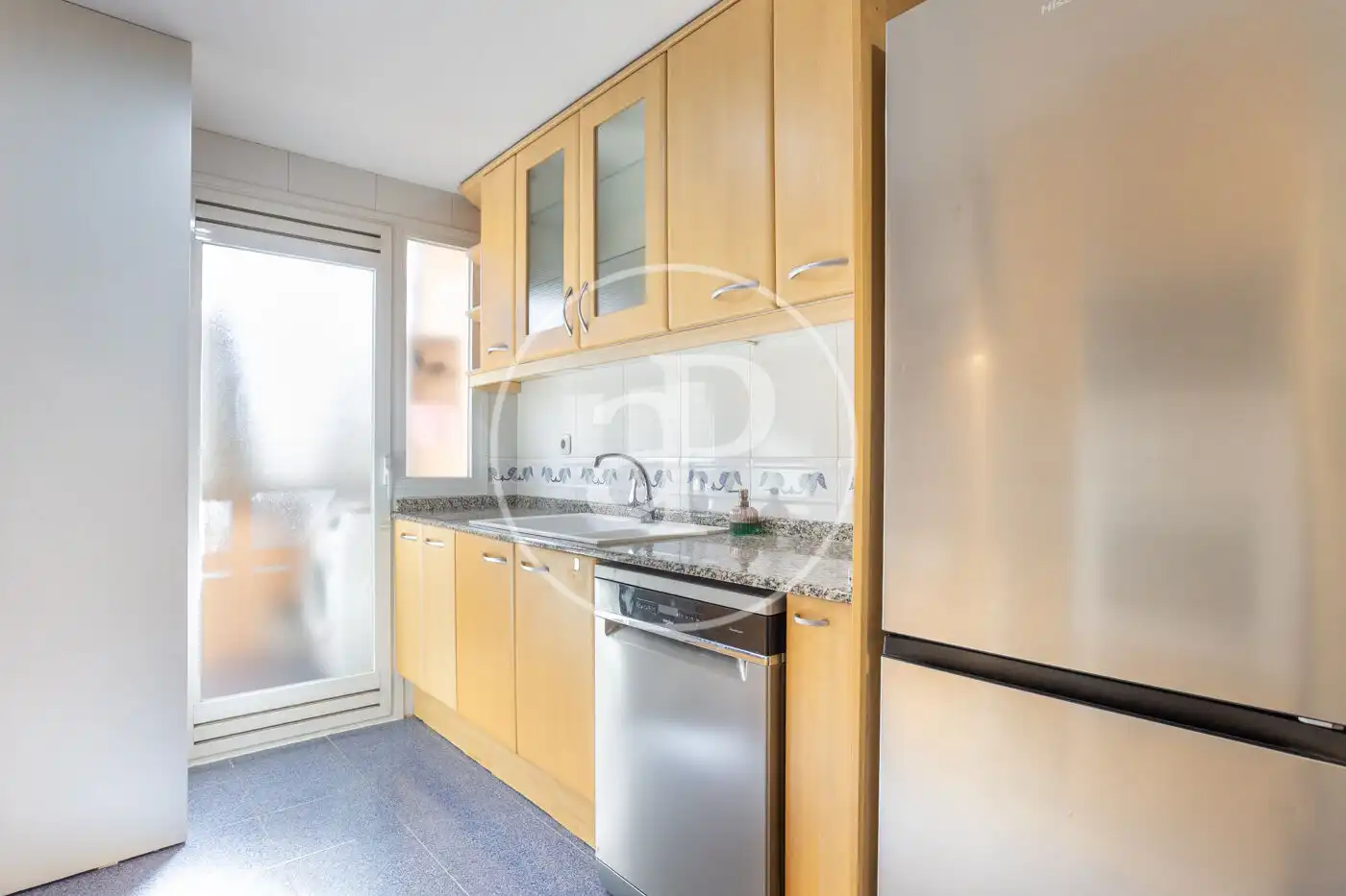 Küche von Wohnung zur Miete in Valencia mit Klimaanlage, Heizung und Privatgarten