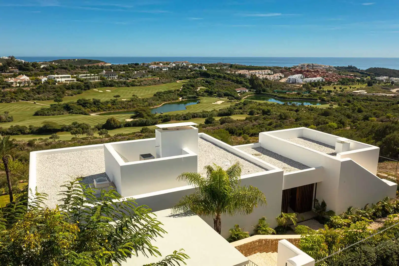 Vista exterior de Casa o chalet en venta en Casares con Aire acondicionado, Jardín privado y Terraza