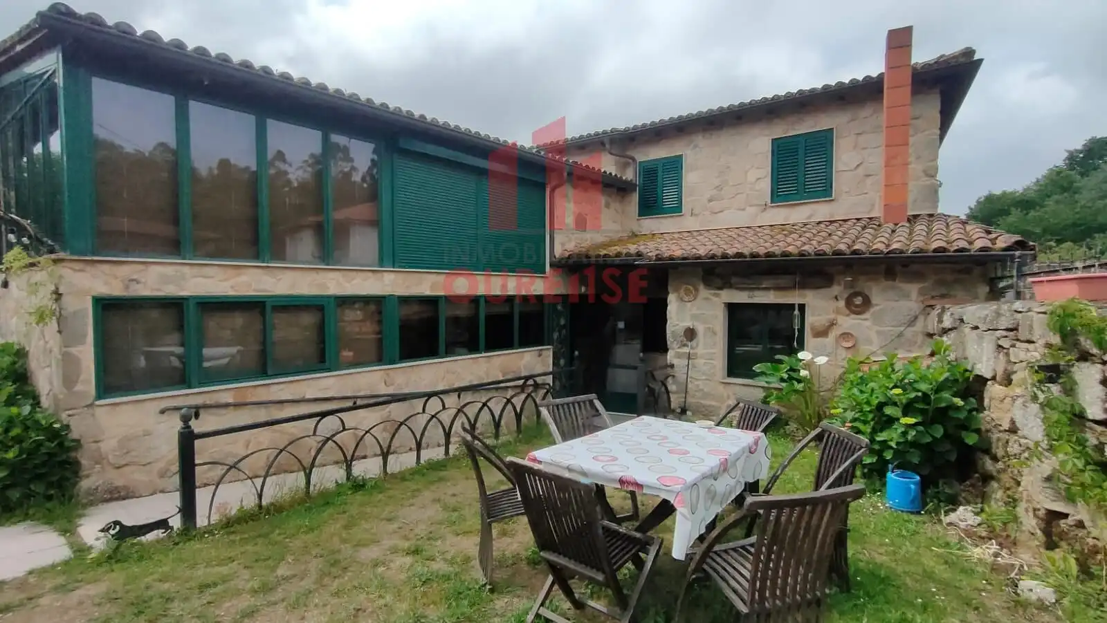 Vista exterior de Finca rústica en venda en San Amaro amb Aire condicionat, Calefacció i Jardí privat
