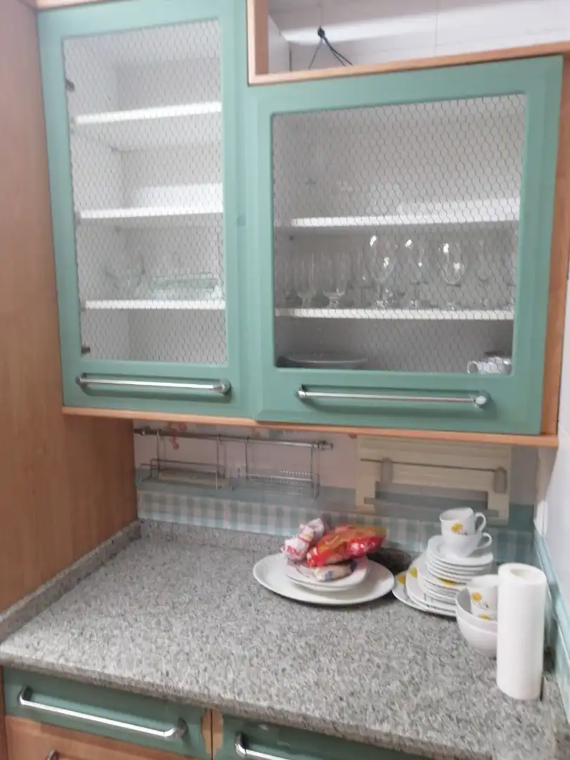 Kitchen of Flat for sale in Sevilla  with Air Conditioner, Furnished and Oven