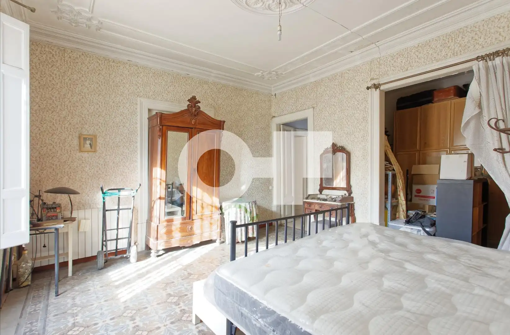 Dormitori de Apartament en venda en Barcelona amb Terrassa, Moblat i Balcó