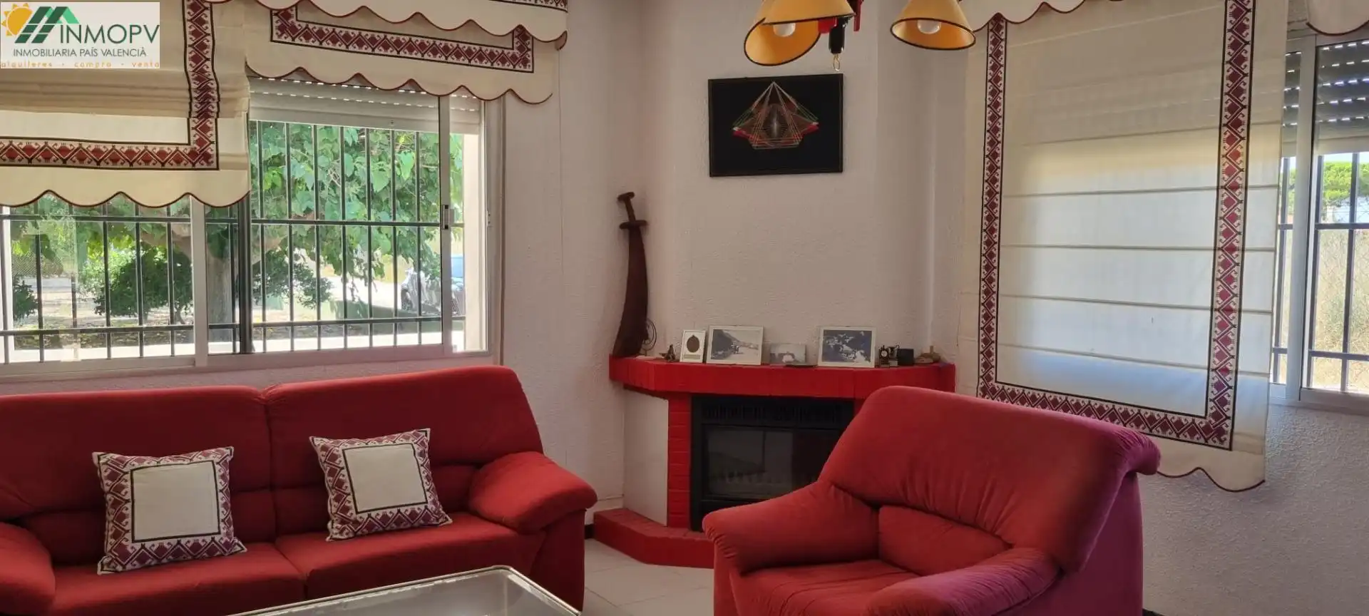 Sala d'estar de Finca rústica en venda en Vinaròs amb Calefacció, Jardí privat i Terrassa