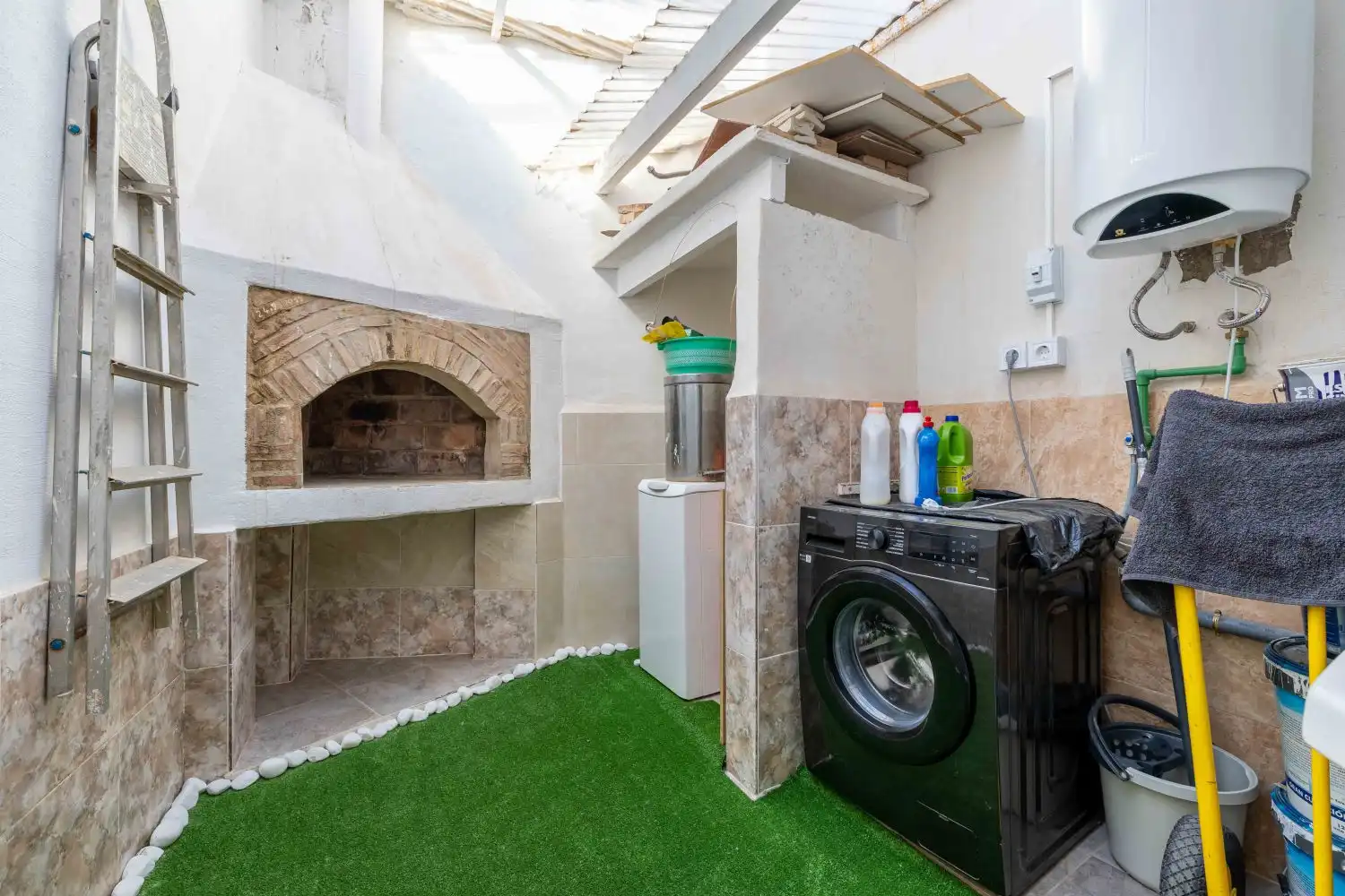 Cuina de Casa o xalet en venda en Murcia amb Terrassa