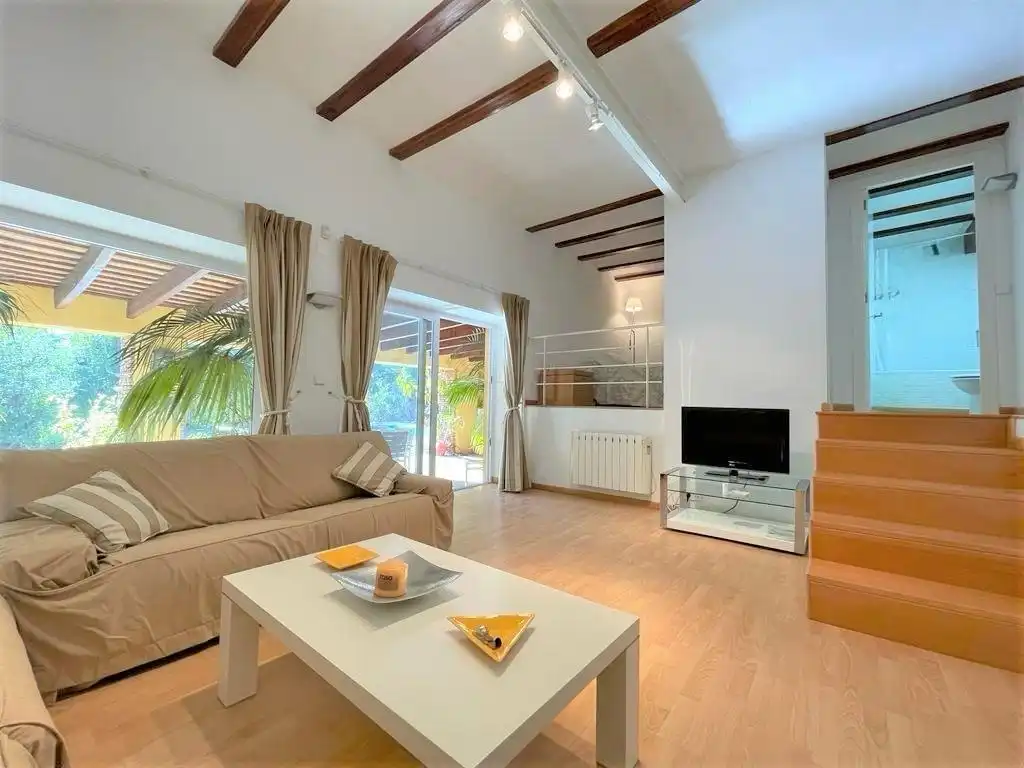 Wohnzimmer von Haus oder Chalet zum Verkauf in Náquera mit Klimaanlage, Heizung und Privatgarten