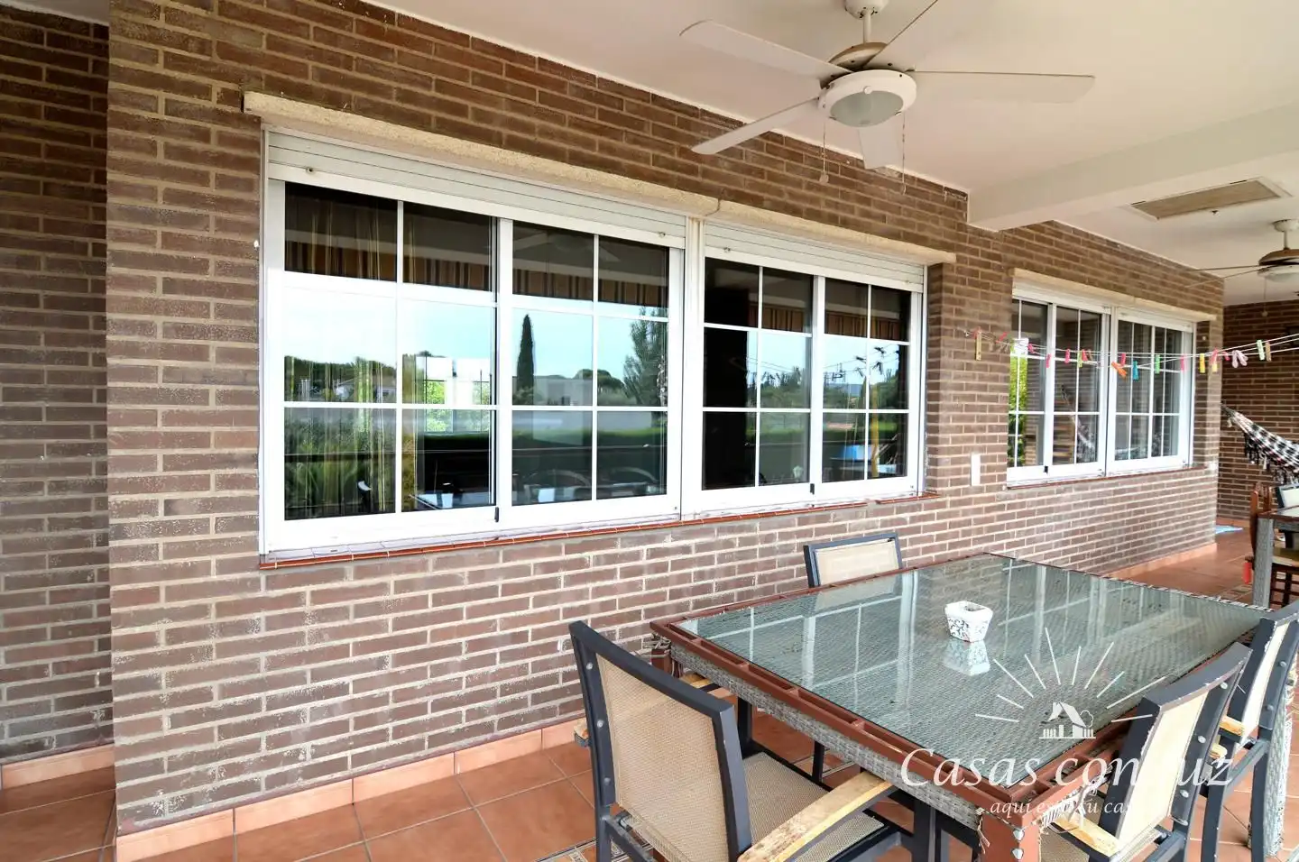 Terrassa de Casa o xalet en venda en Zaragoza amb Aire condicionat, Calefacció i Jardí privat