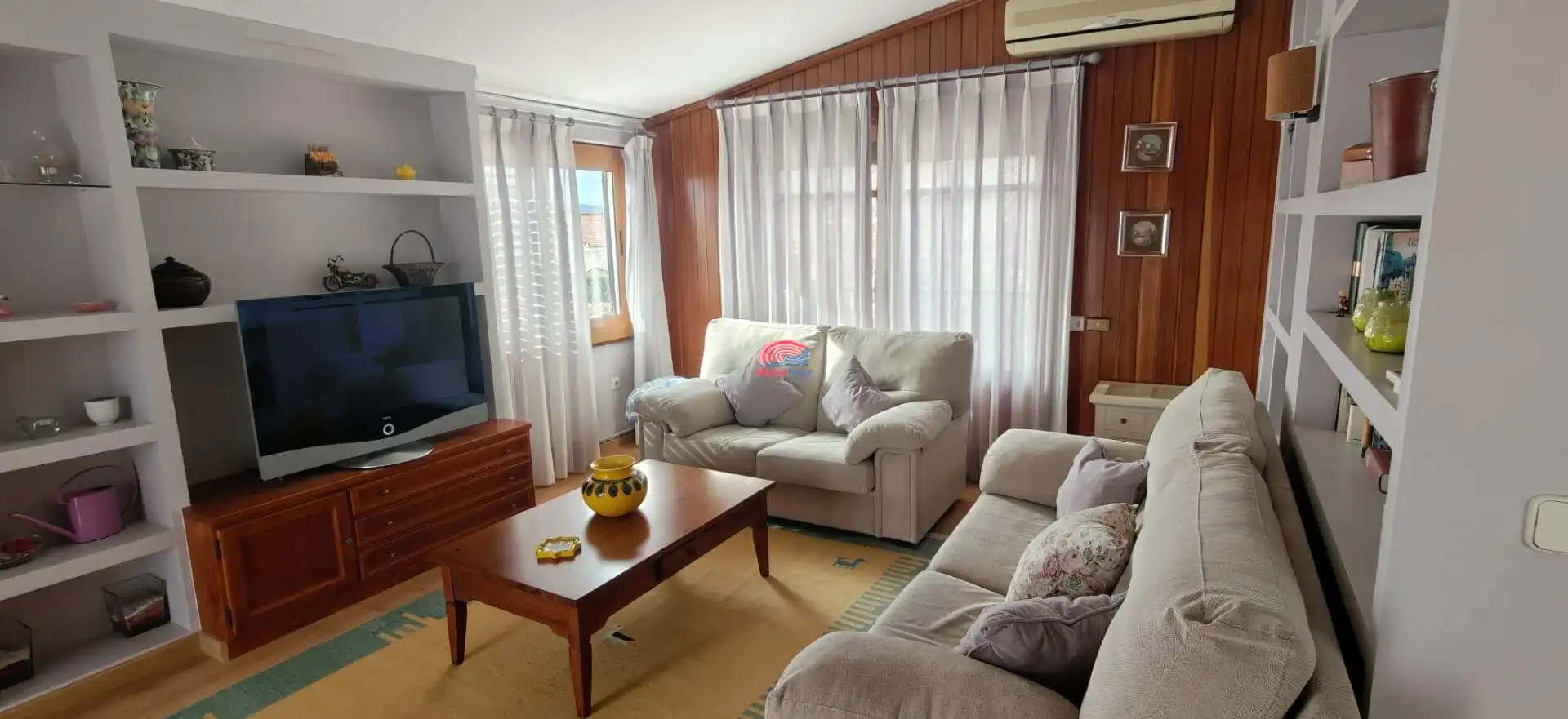 Living room of Houses for sale in Sagunto / Sagunt  with Air Conditioner, Heating and Private garden