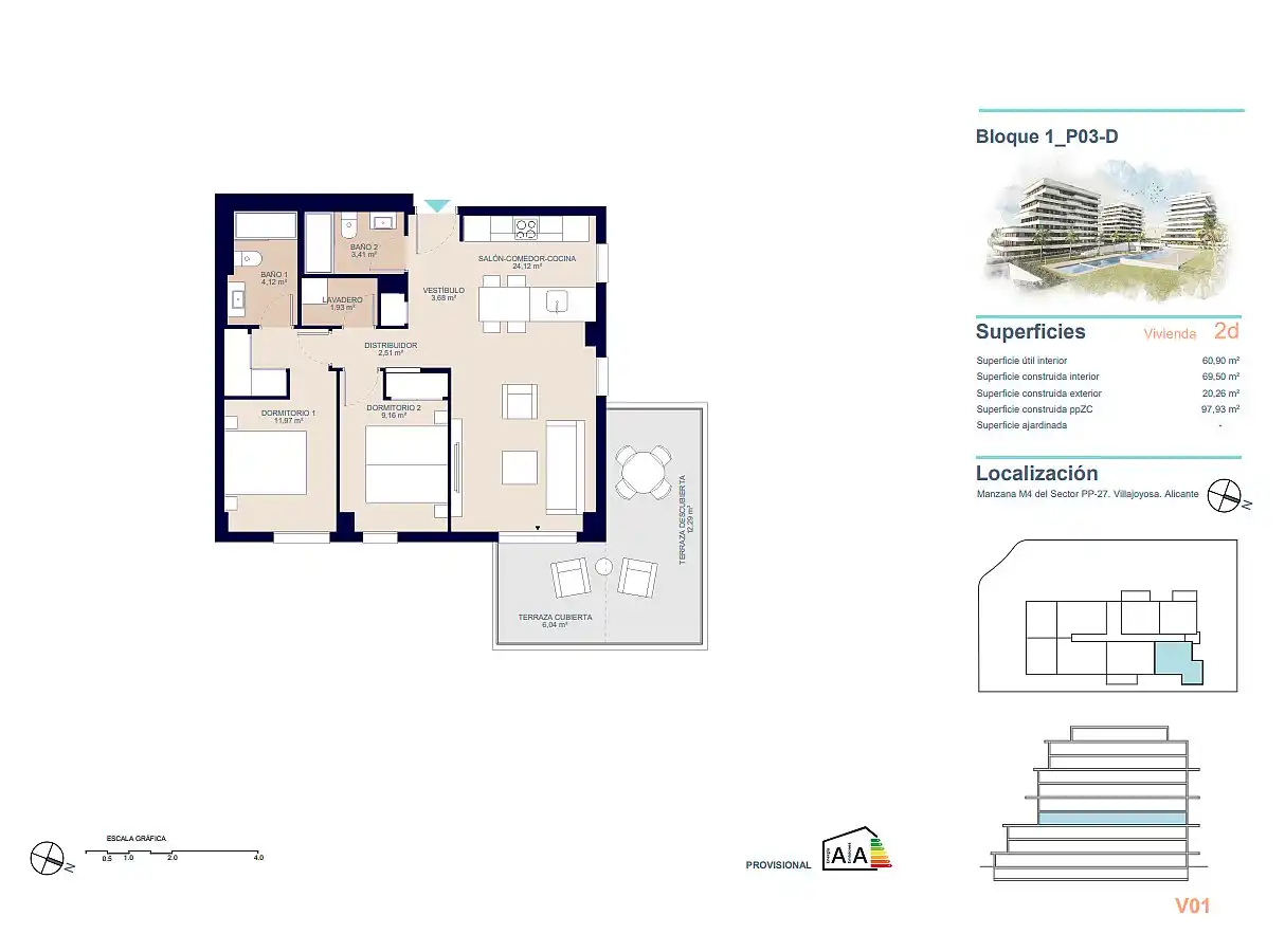 Apartamento con terraza en venta en Platja de Torres, imagen 30