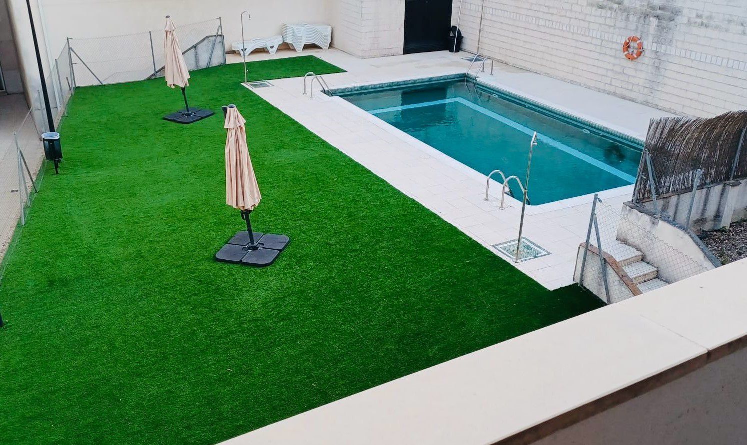 Swimming pool of Duplex for sale in Malpartida de Plasencia  with Air Conditioner and Terrace