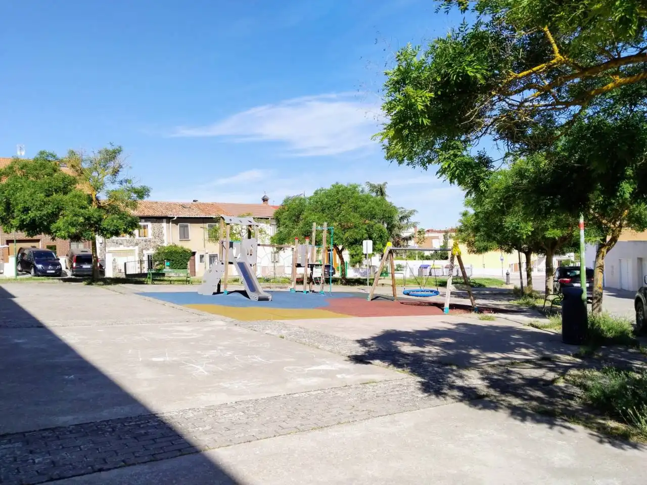 Parking of Flat for rent in Burgos  with Heating, Terrace and Furnished