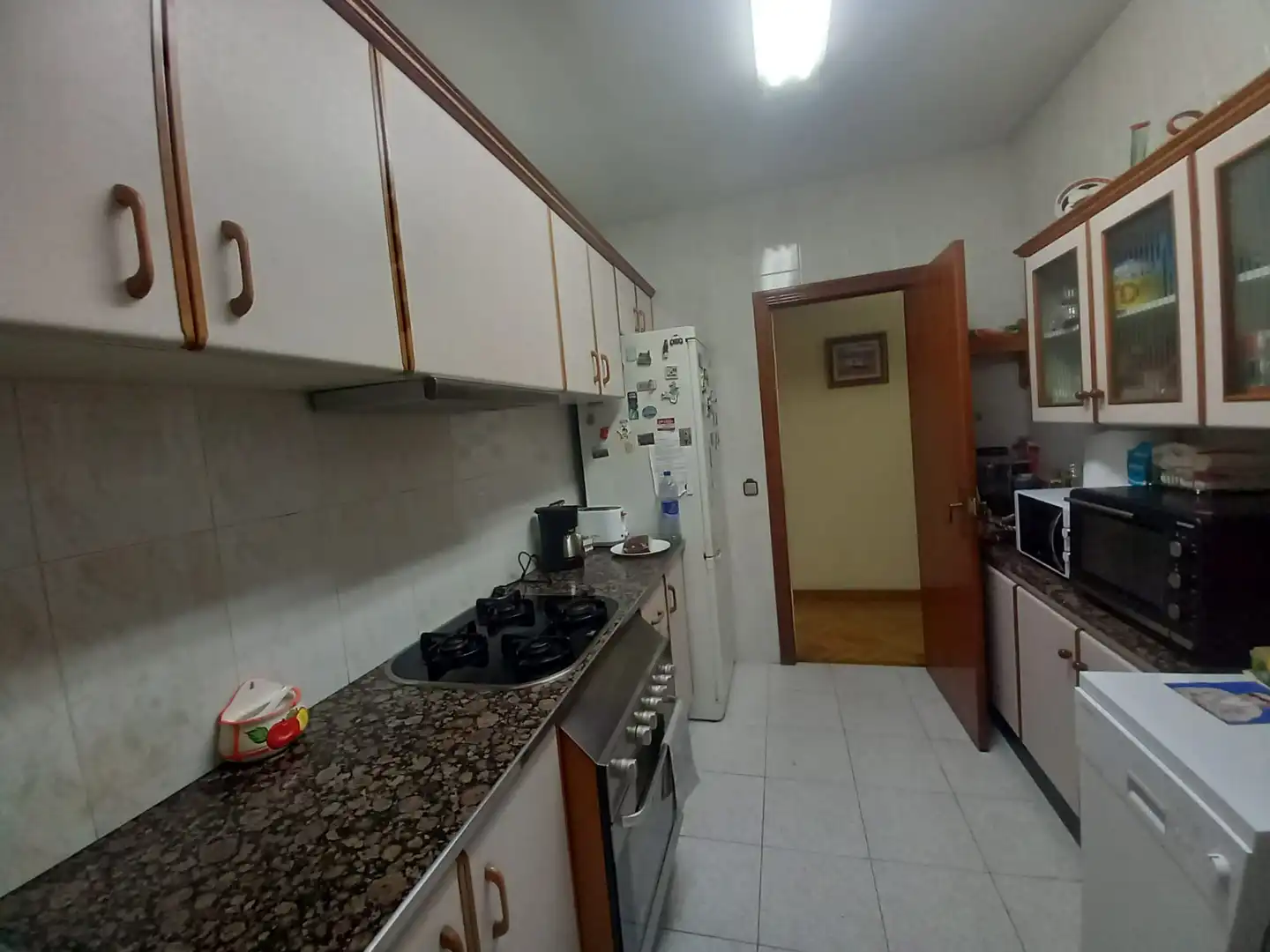 Küche von Wohnung zum Verkauf in Badalona mit Klimaanlage, Heizung und Terrasse