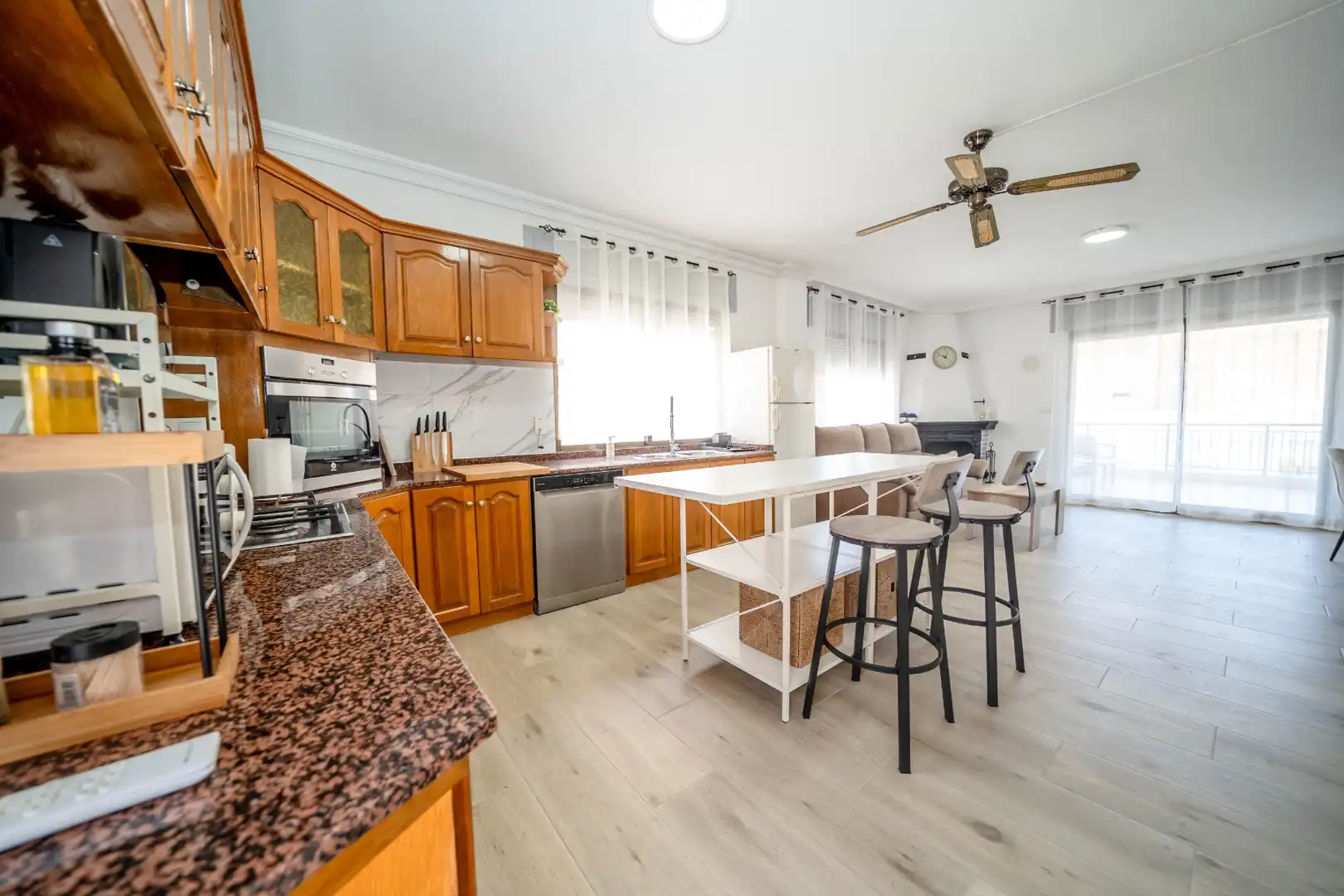 Kitchen of Apartments for rent in San Pedro del Pinatar  with Air Conditioner, Terrace and Furnished
