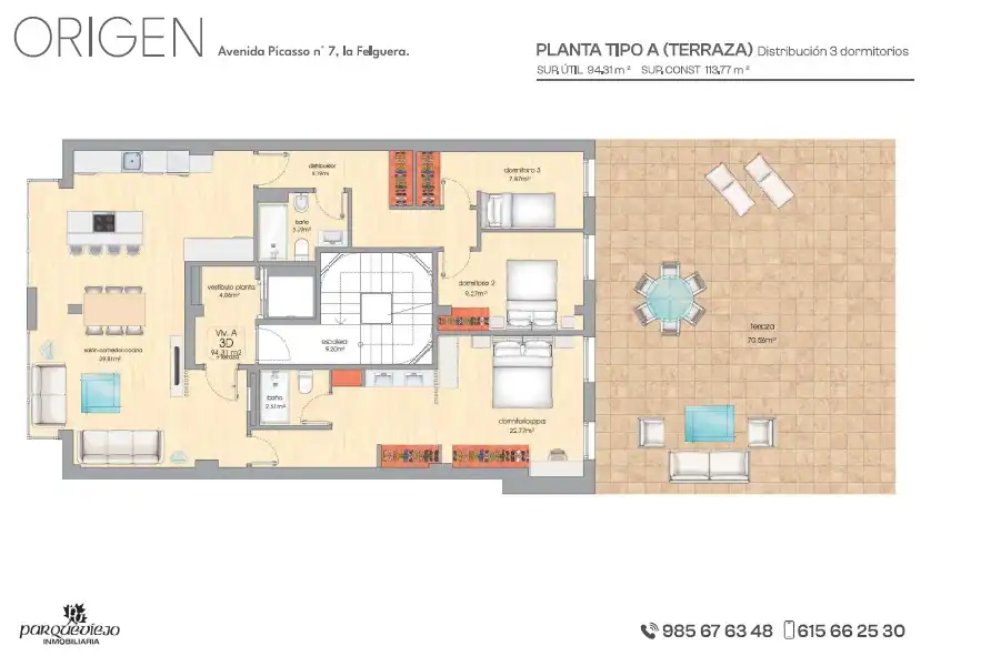 Flat for sale in Langreo  with Heating and Storage room