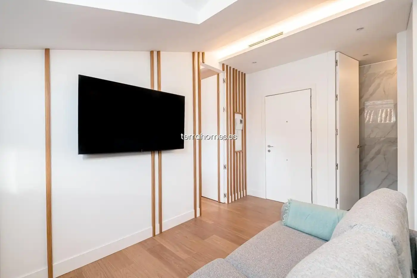 Sala de estar de Apartamento en venta en Madrid con Aire acondicionado y Amueblado