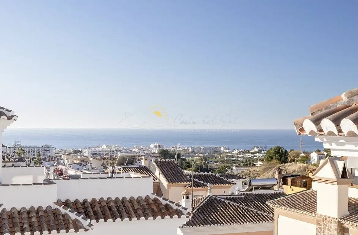 Vista exterior de Casa o chalet en venta en Nerja con Terraza, Piscina y Horno