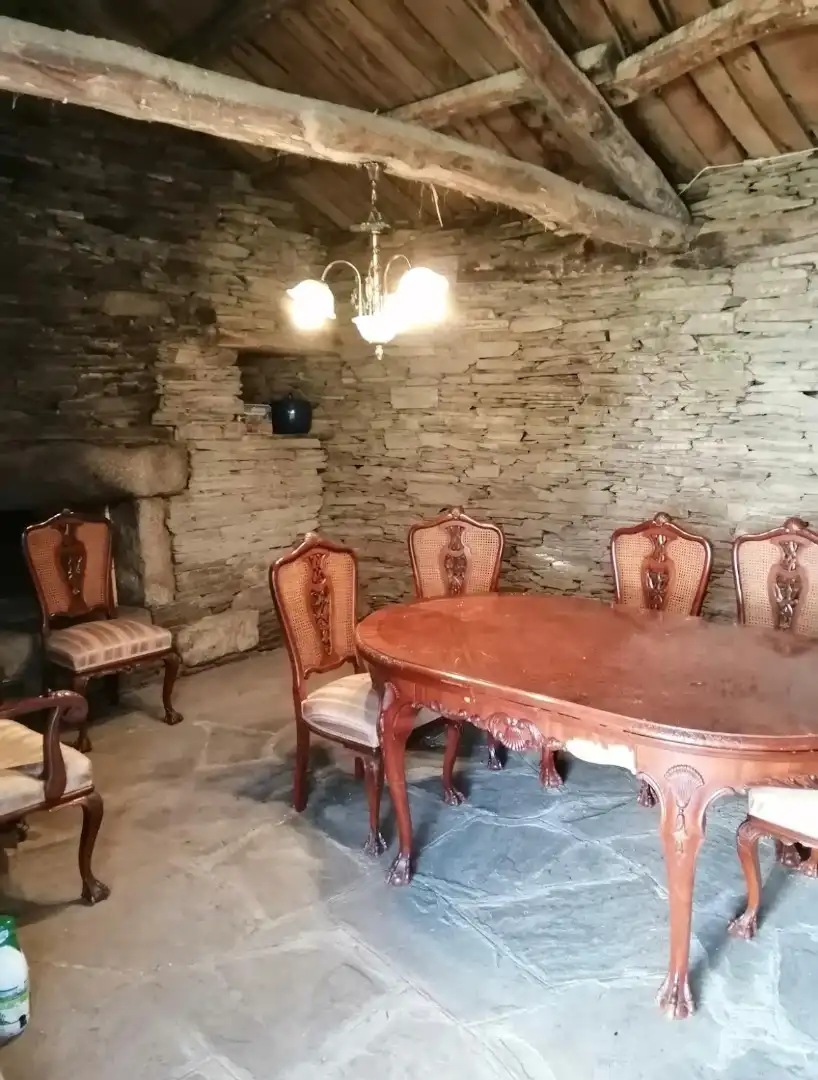 Comedor de Finca rústica en venta en Outeiro de Rei con Piscina y Amueblado