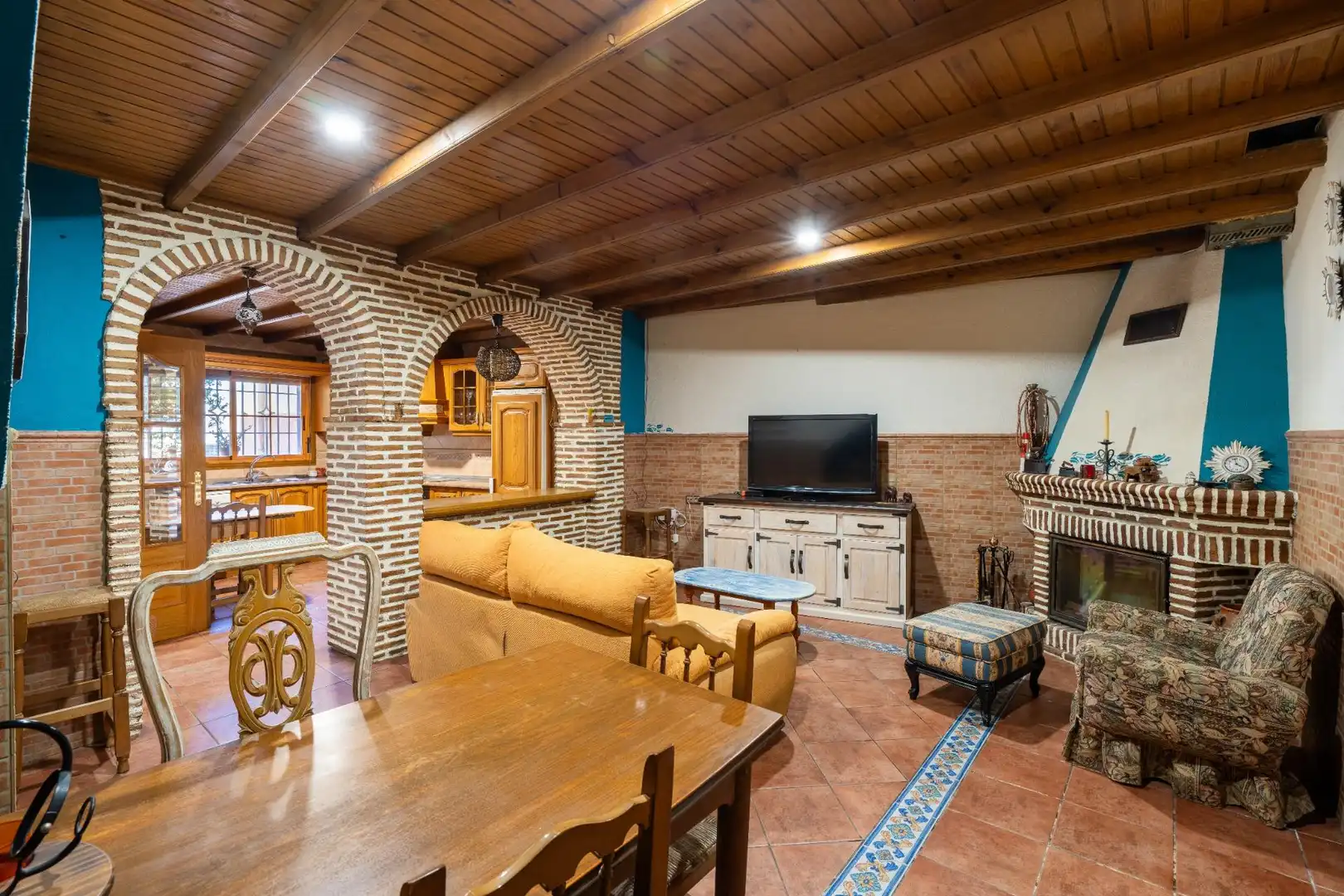 Sala de estar de Finca rústica en venta en Canjáyar con Terraza y Balcón