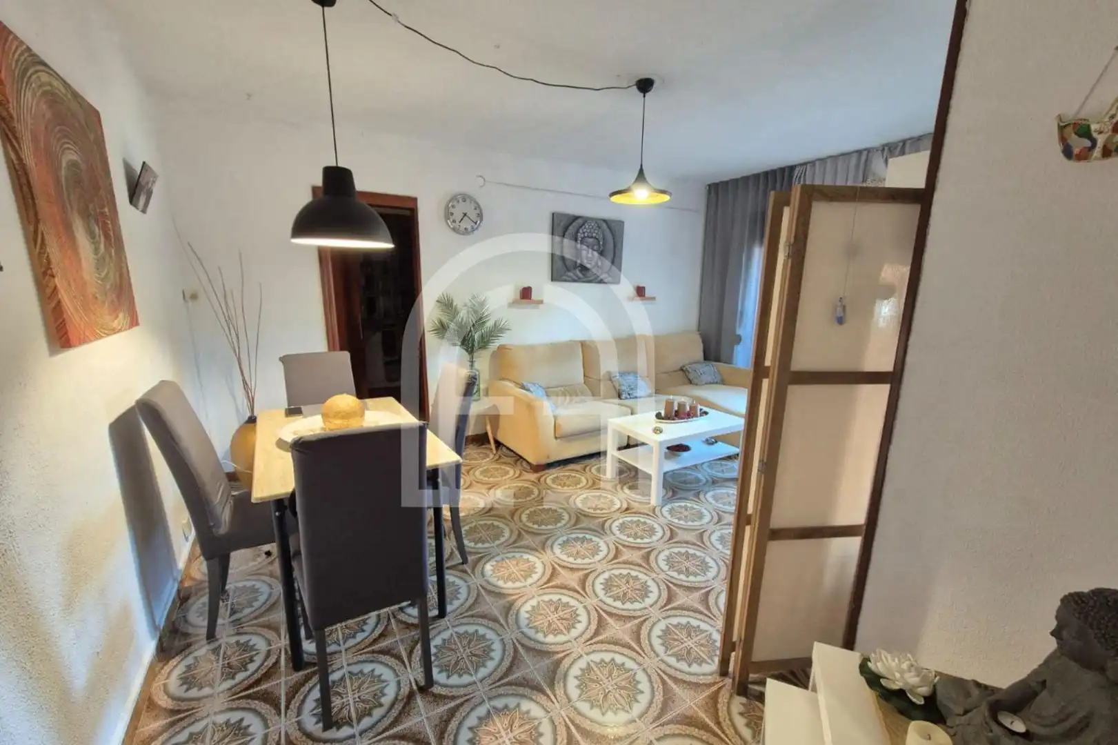 Living room of Flat for sale in Cornellà de Llobregat  with Air Conditioner and Balcony