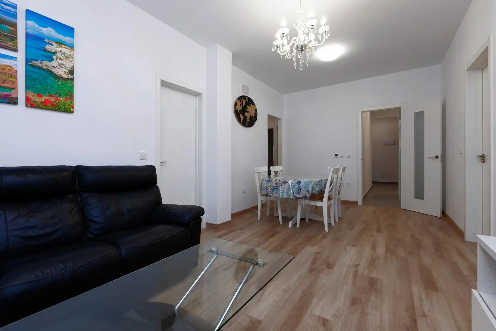 Wohnzimmer von Erdgeschoss zum Verkauf in Alicante / Alacant mit Klimaanlage, Heizung und Möbliert