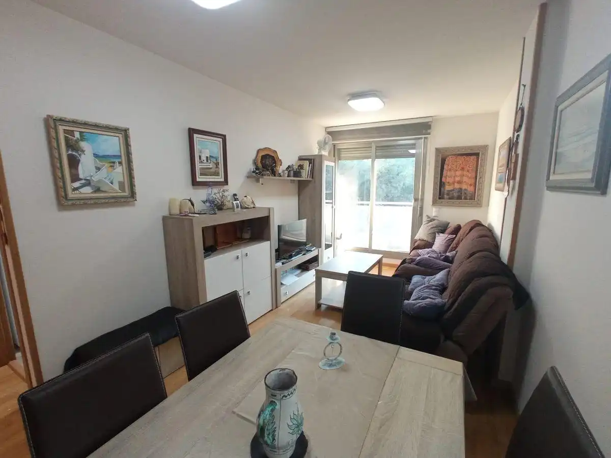 Sala d'estar de Pis en venda en La Ràpita amb Calefacció, Parquet i Balcó