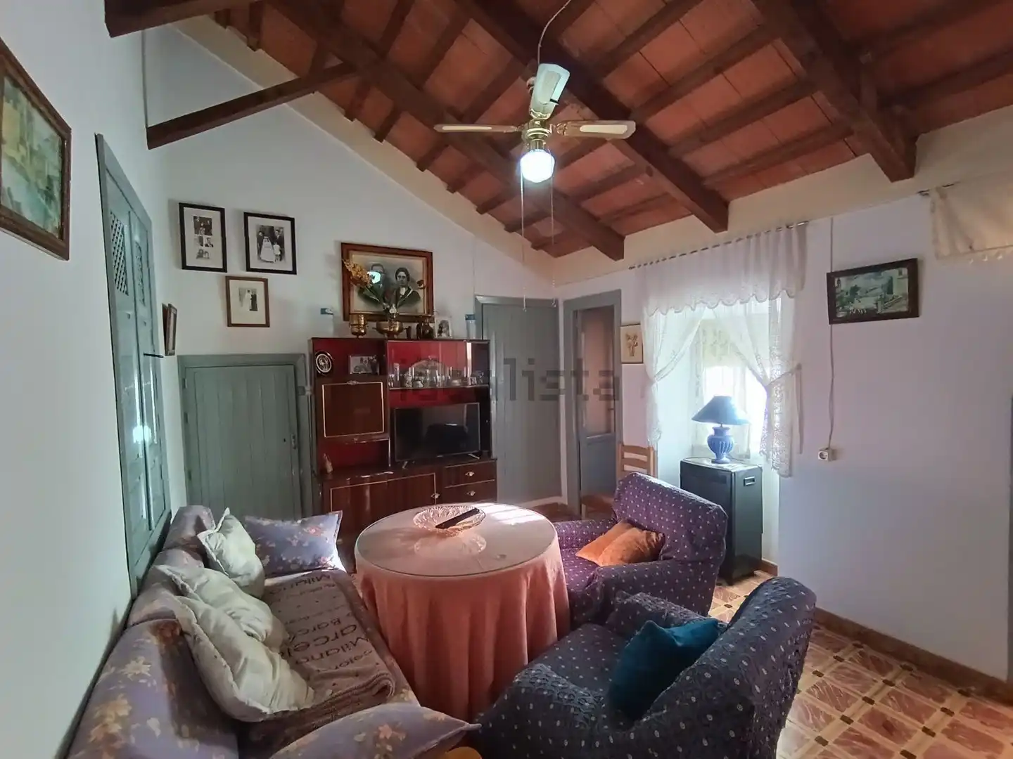 Sala de estar de Piso en venta en Calzada de Calatrava con Jardín privado