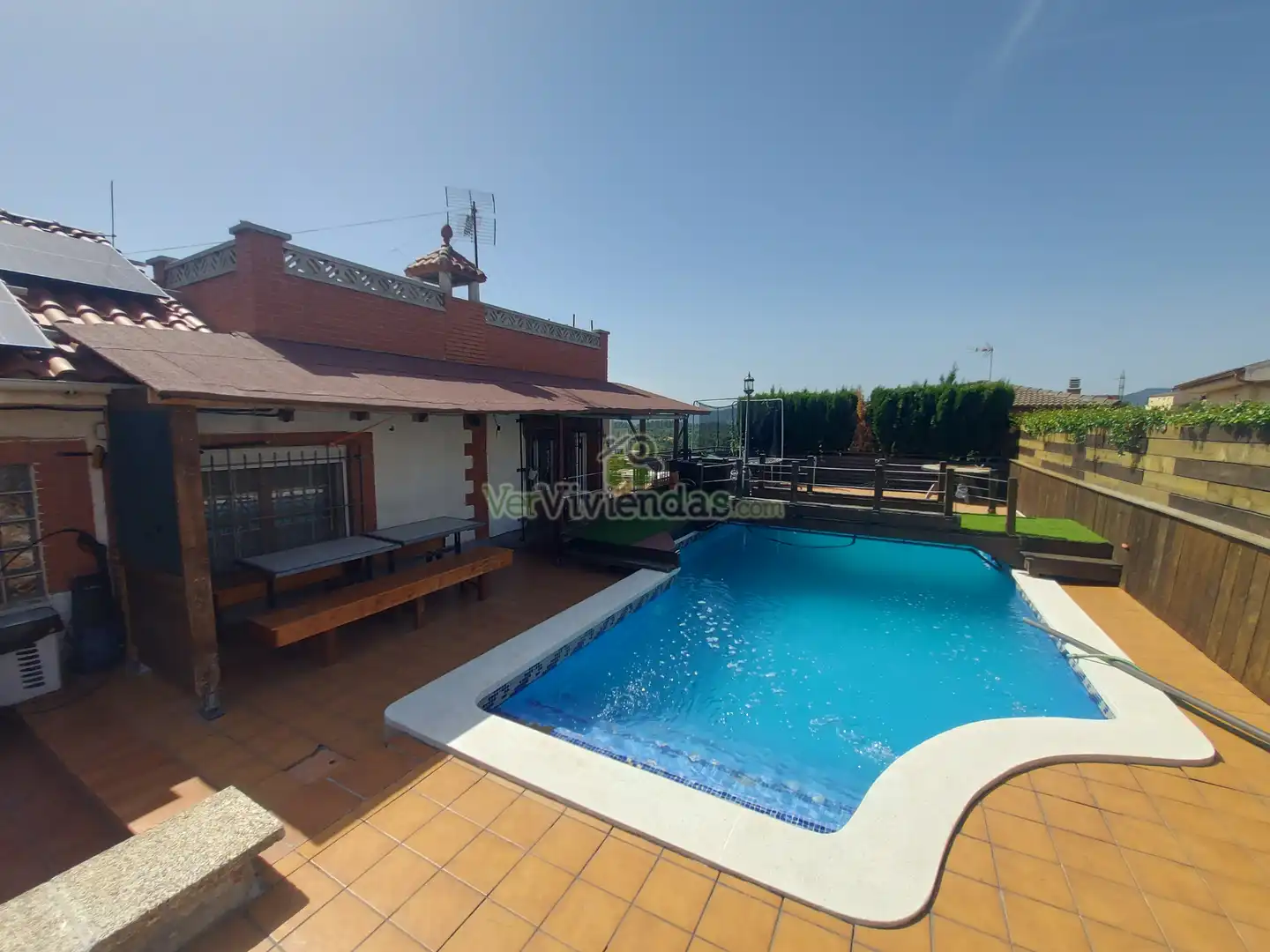 Piscina de Casa o xalet en venda en Castellbisbal amb Aire condicionat, Calefacció i Jardí privat