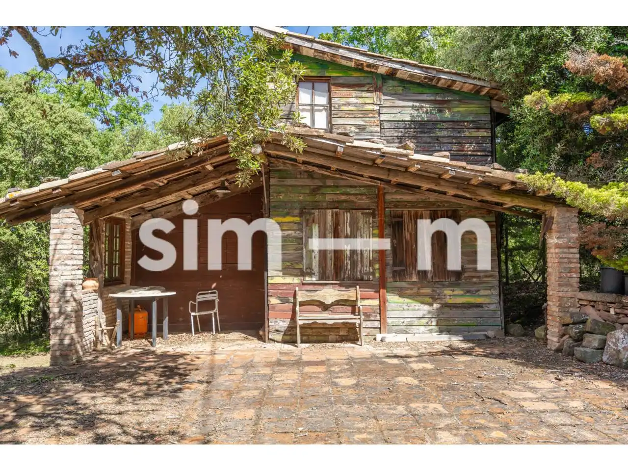 Vista exterior de Finca rústica en venda en El Brull amb Calefacció, Jardí privat i Terrassa