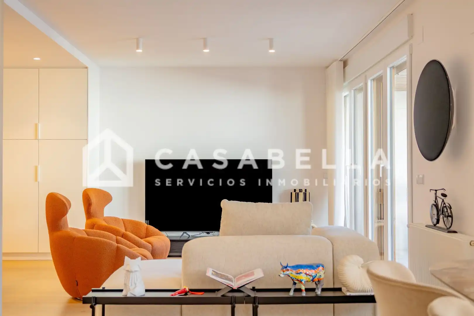 Living room of Flat for sale in Valencia  with Air Conditioner, Heating and Terrace