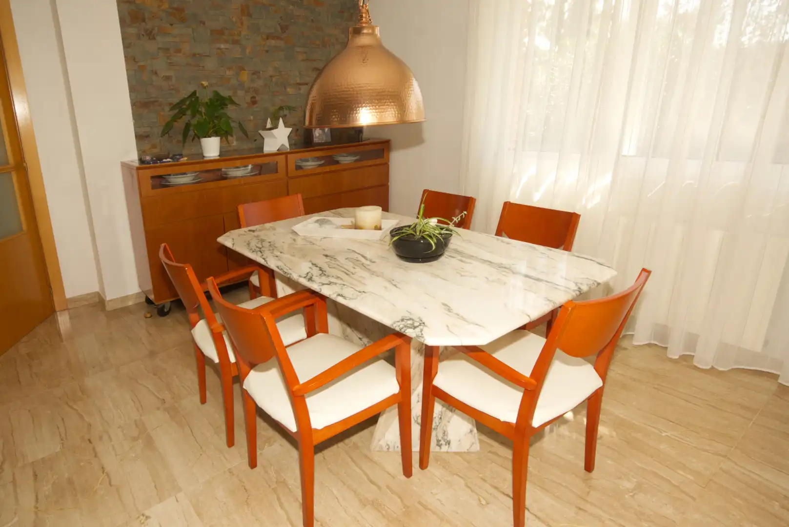 Dining room of Detached homes for sale in Sant Quirze del Vallès  with Heating, Private garden and Parquet flooring