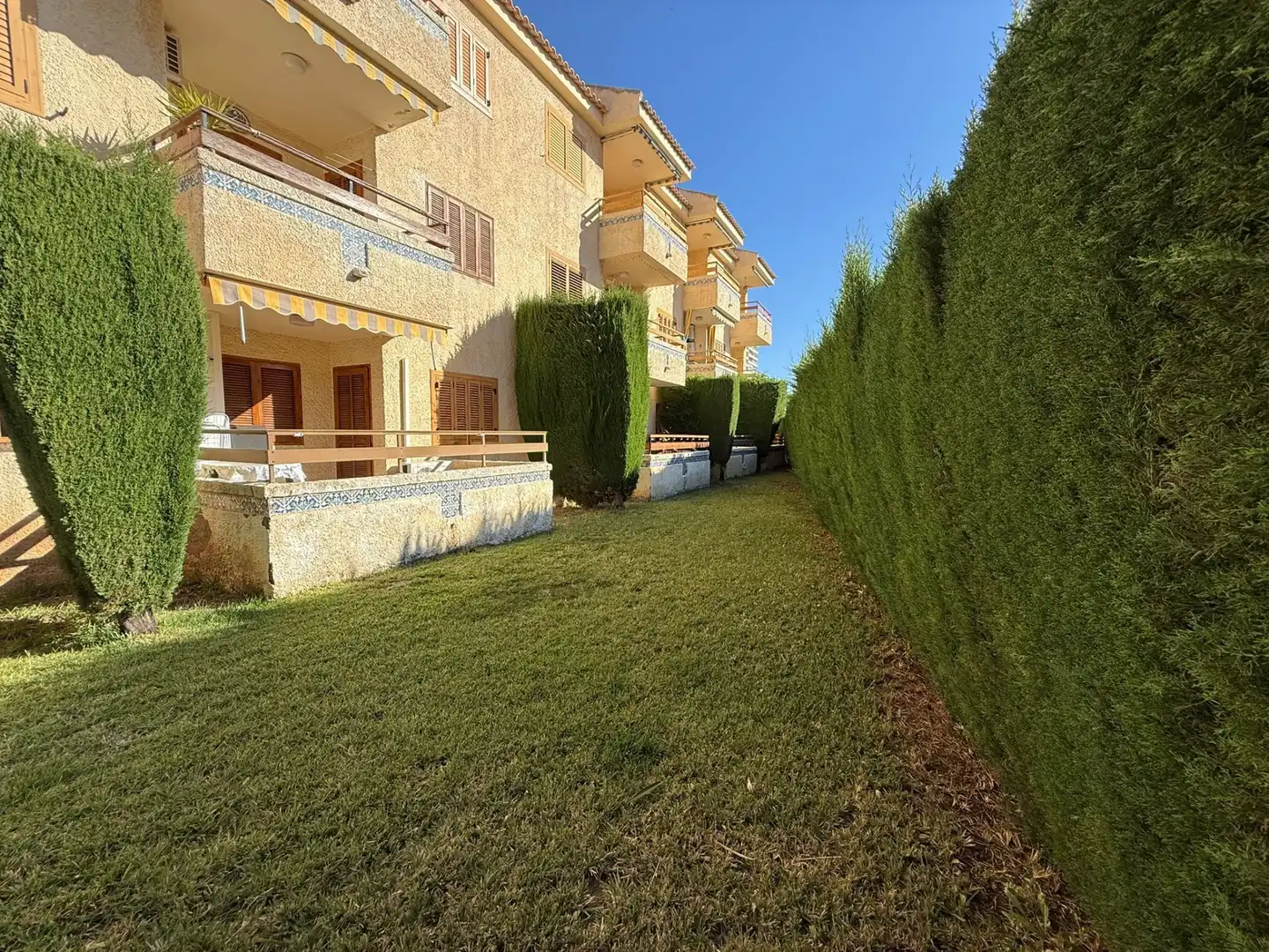 Außenansicht von Wohnung zur Miete in San Javier mit Klimaanlage, Heizung und Terrasse