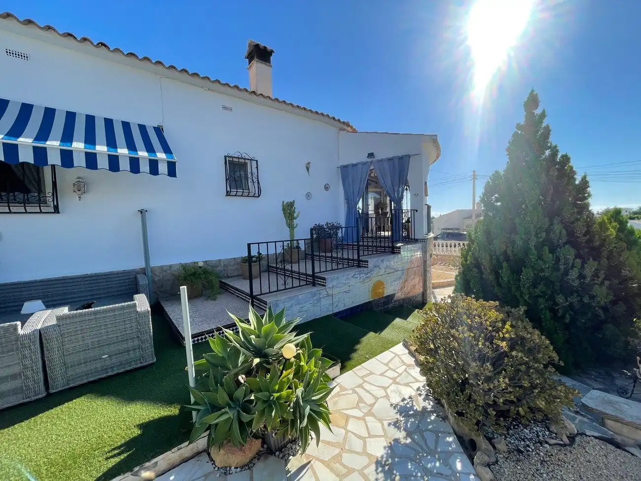 Terraza de Casa o chalet en venta en L'Alfàs del Pi con Calefacción, Jardín privado y Terraza