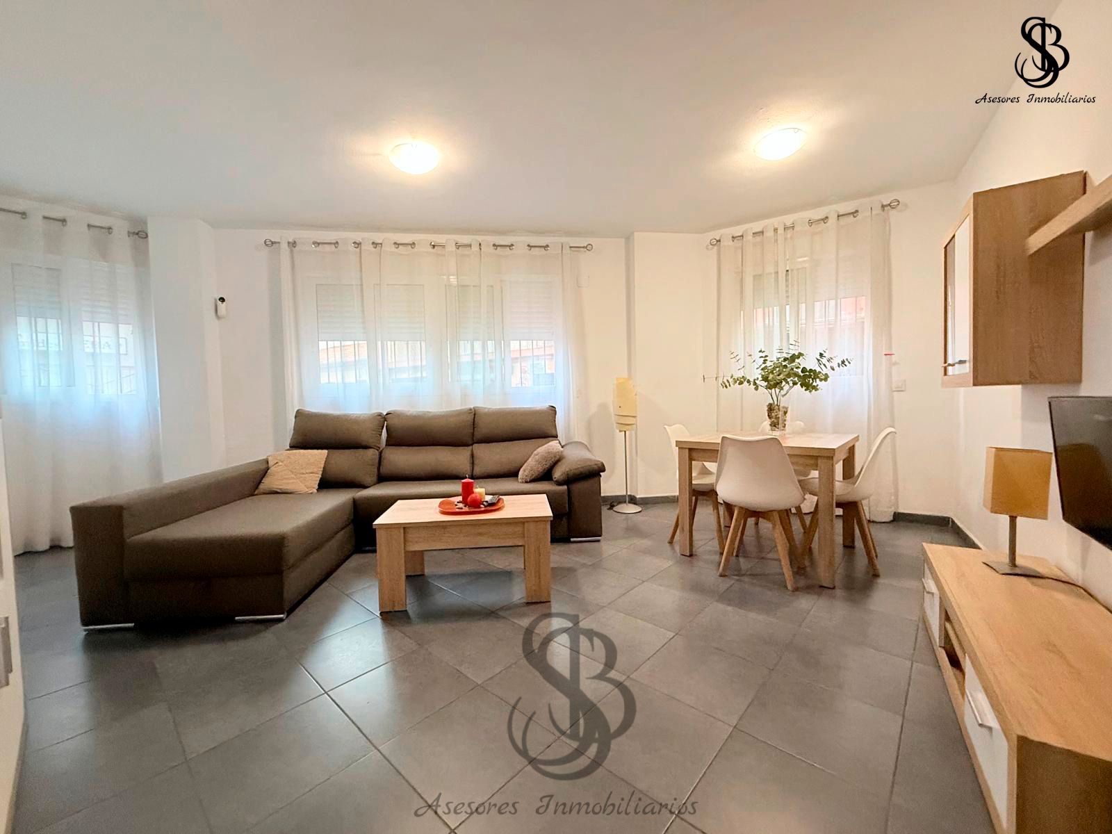 Living room of Flat for sale in Alicante / Alacant  with Air Conditioner, Heating and Furnished