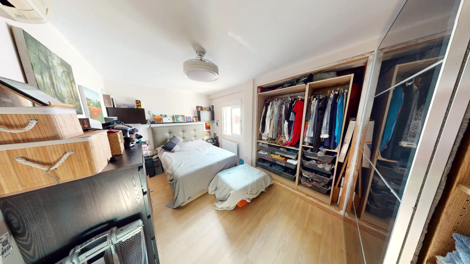 Schlafzimmer von Wohnung zum Verkauf in Alicante / Alacant mit Klimaanlage, Heizung und Parkett