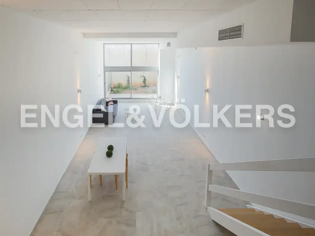 Wohnzimmer von Loft zur Miete in Valencia mit Klimaanlage, Heizung und Privatgarten