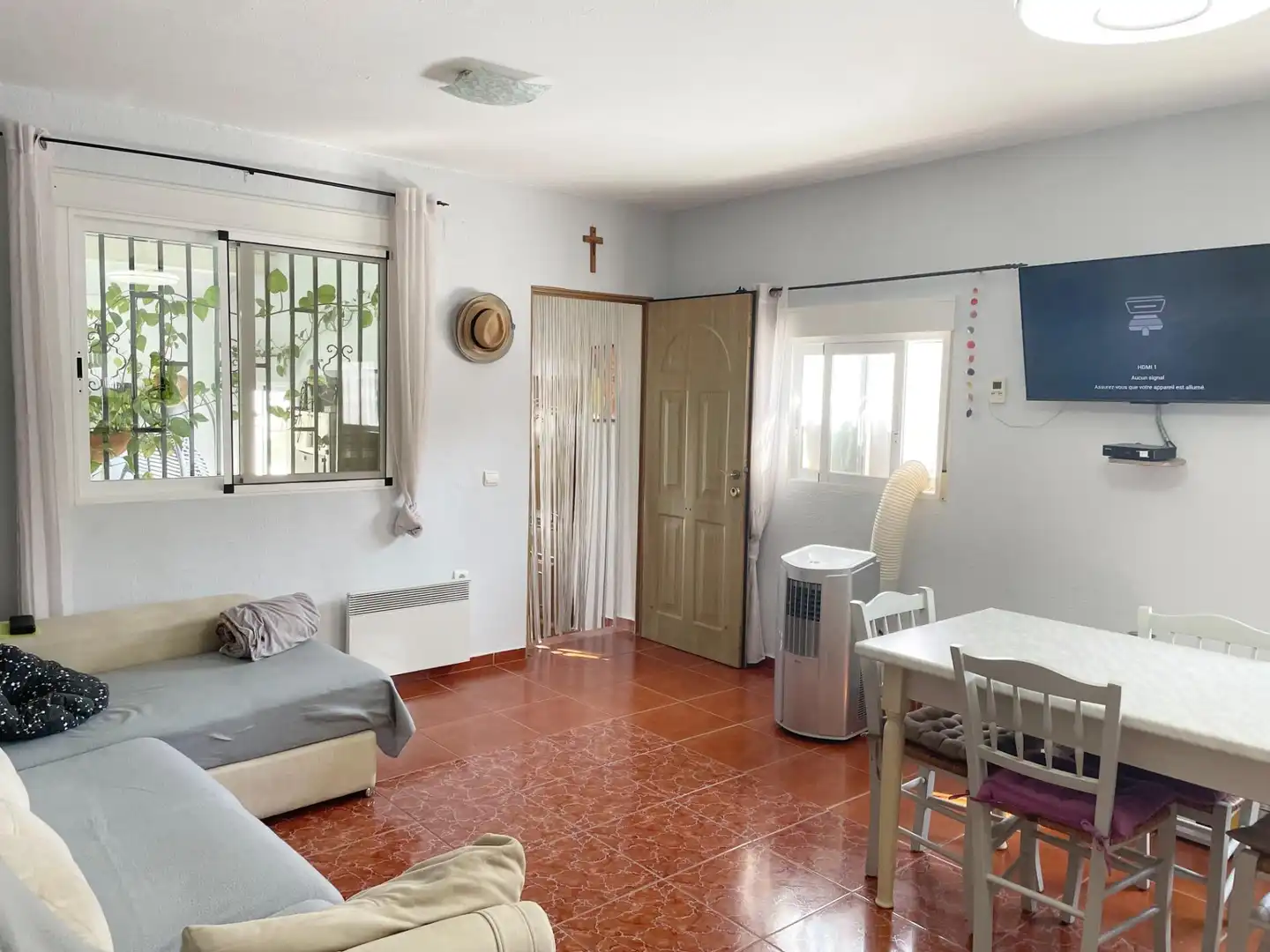 Sala d'estar de Finca rústica en venda en Peñíscola / Peníscola amb Calefacció, Jardí privat i Terrassa