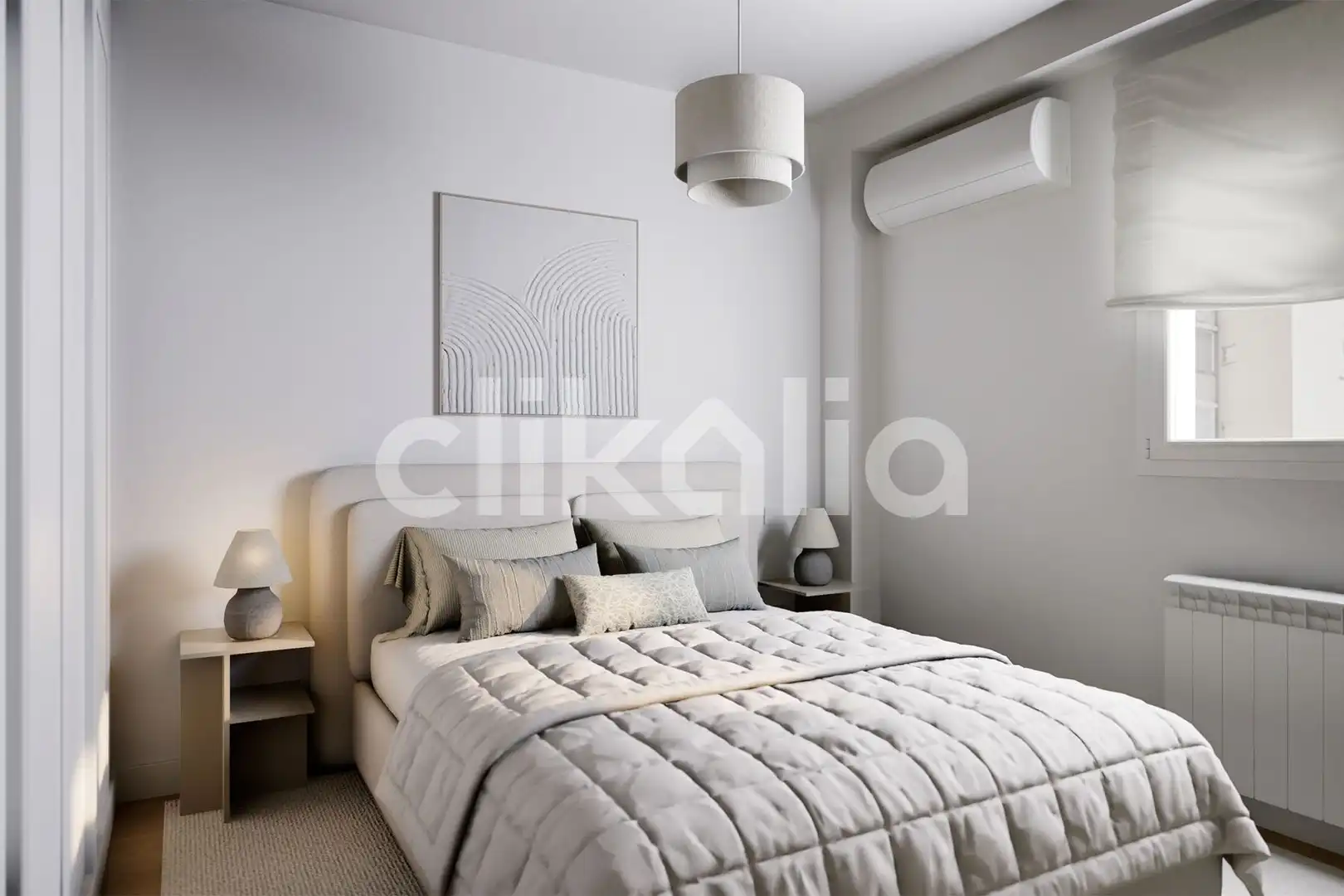 Bedroom of Flat for sale in Madrid  with Air Conditioner, Heating and Terrace