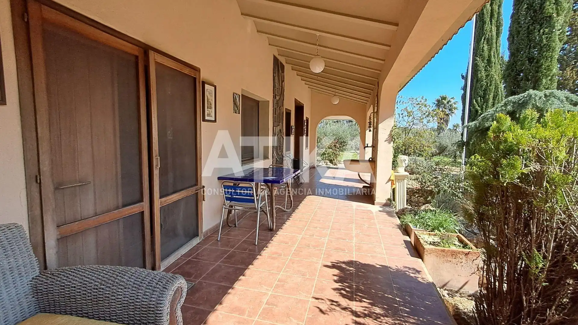 Terrace of Houses for rent in Ontinyent  with Heating, Private garden and Furnished