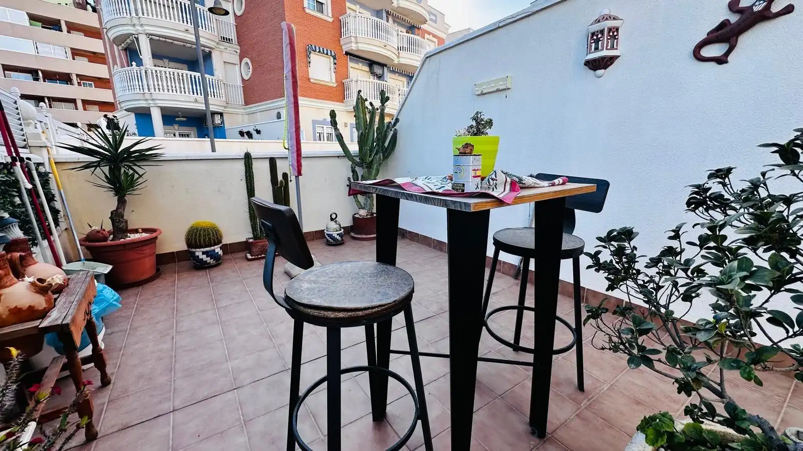 Terrace of Flat for sale in Roquetas de Mar  with Air Conditioner, Terrace and Furnished