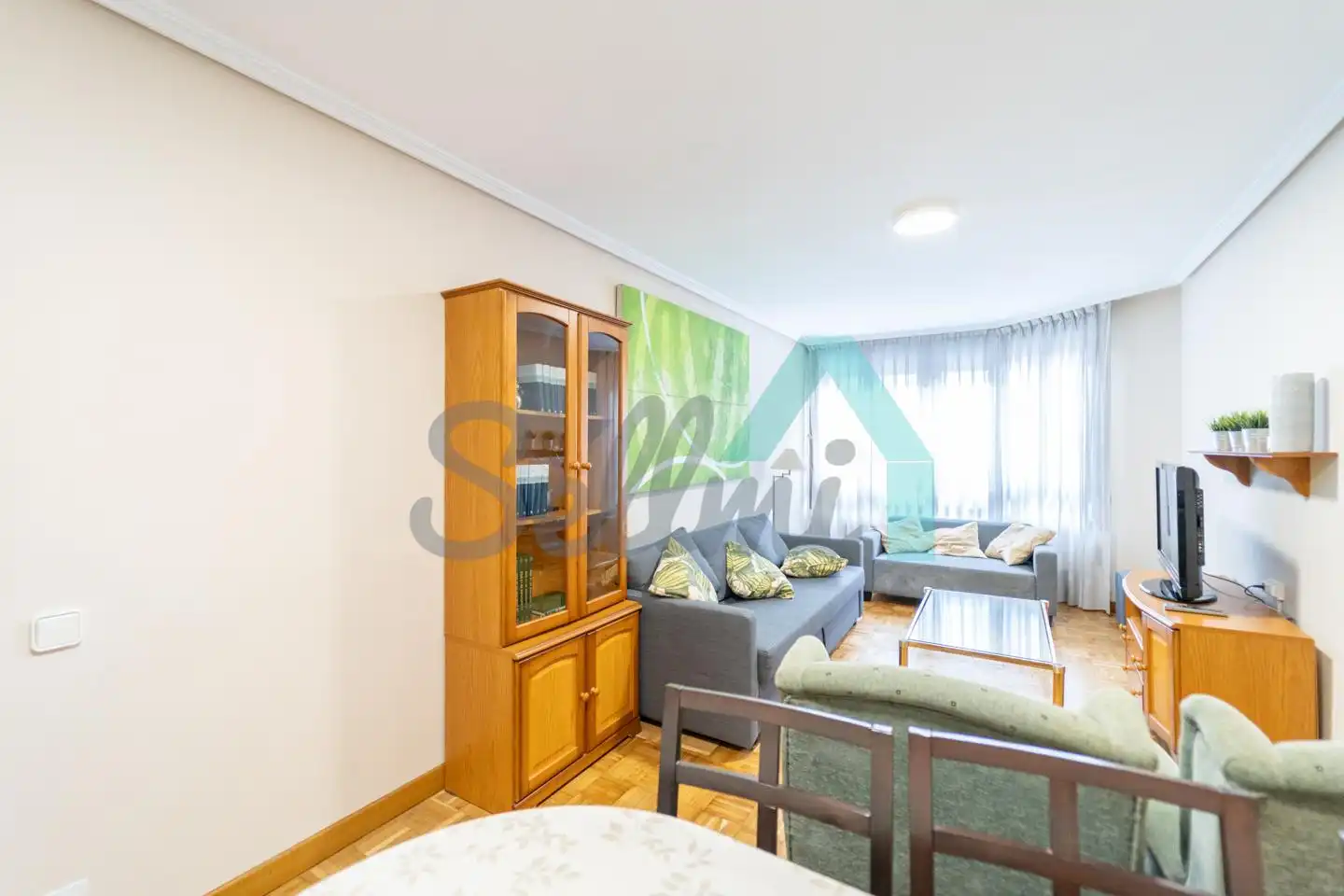 Schlafzimmer von Wohnung zur Miete in Parres mit Heizung, Parkett und Terrasse