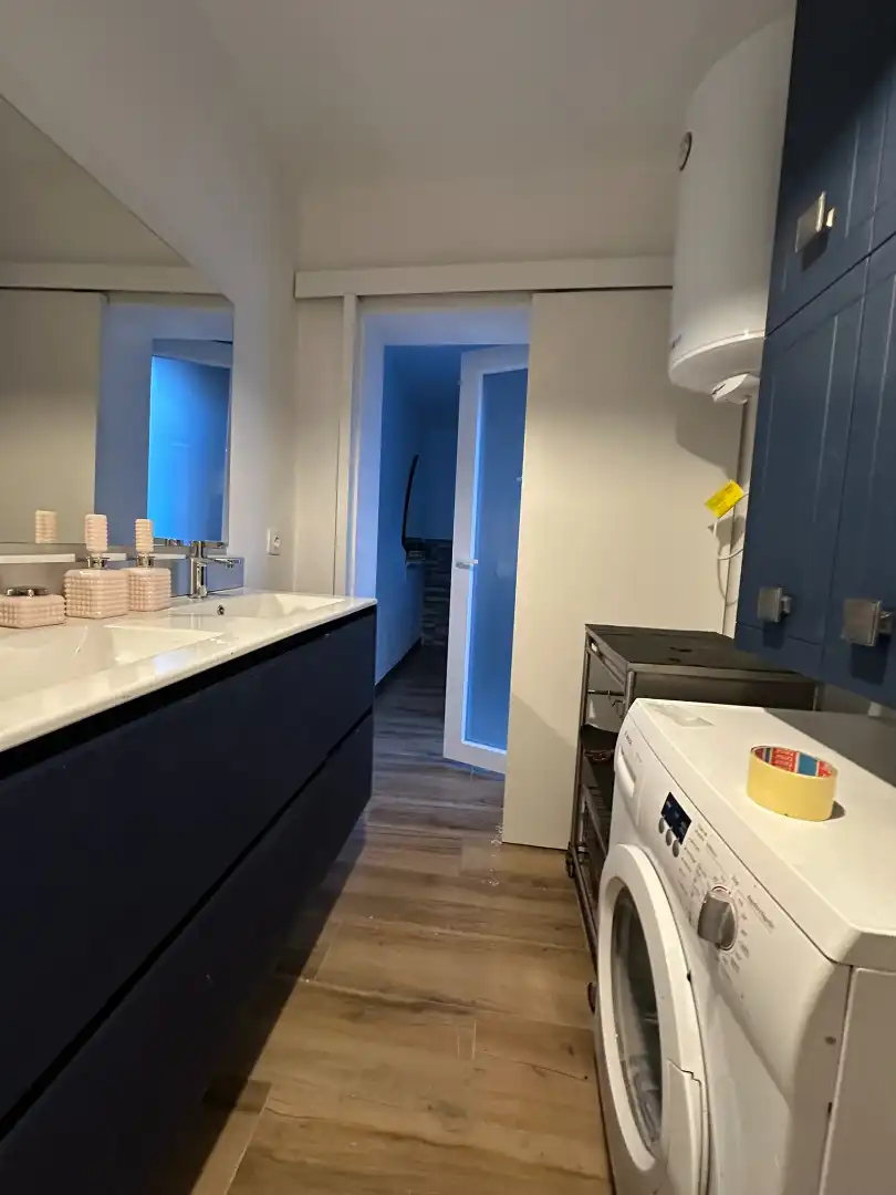 Badezimmer von Wohnung zur untervermieten in Burjassot mit Heizung, Terrasse und Möbliert