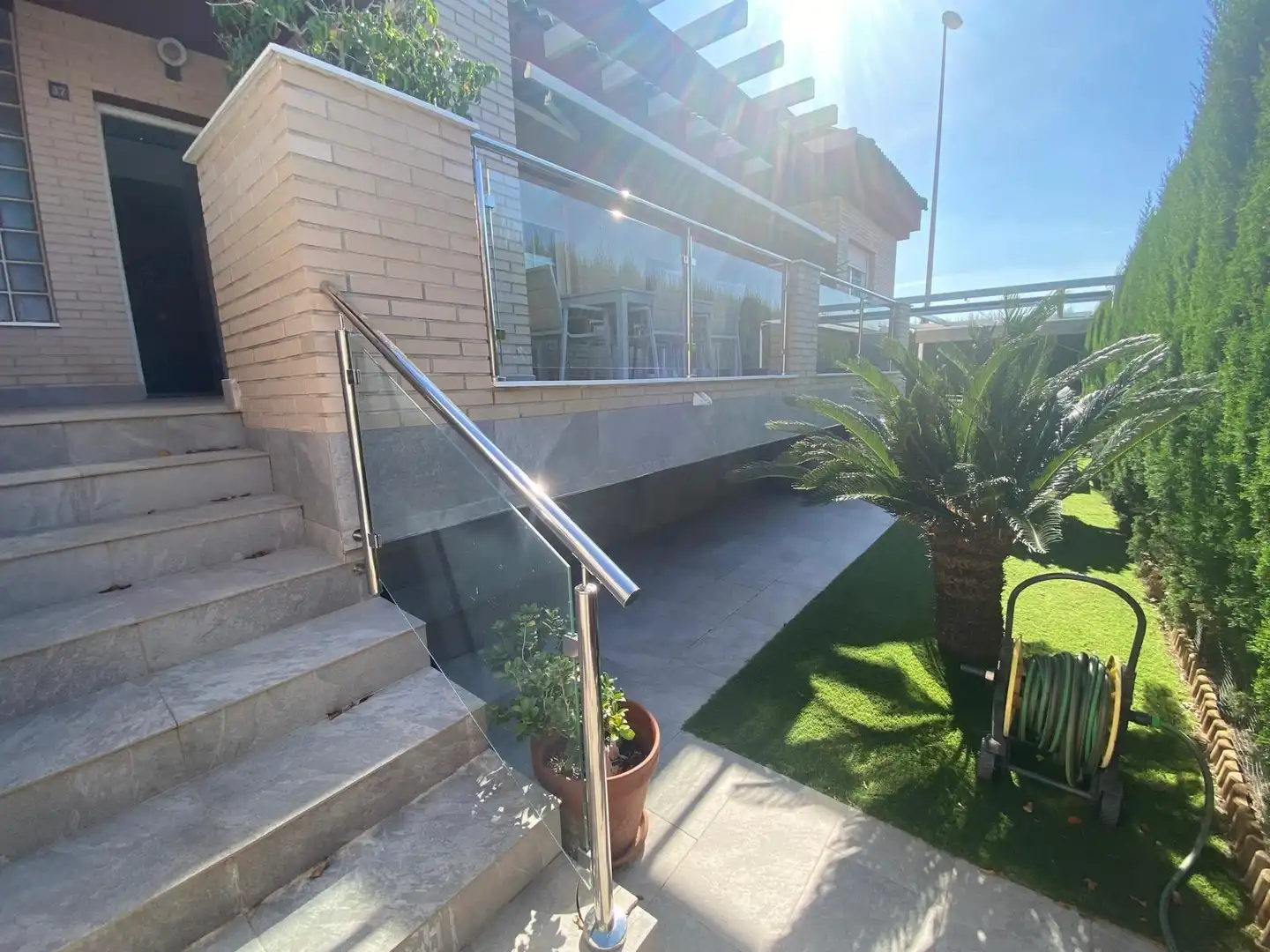 Terraza de Casa adosada en venta en Cartagena con Aire acondicionado, Jardín privado y Terraza