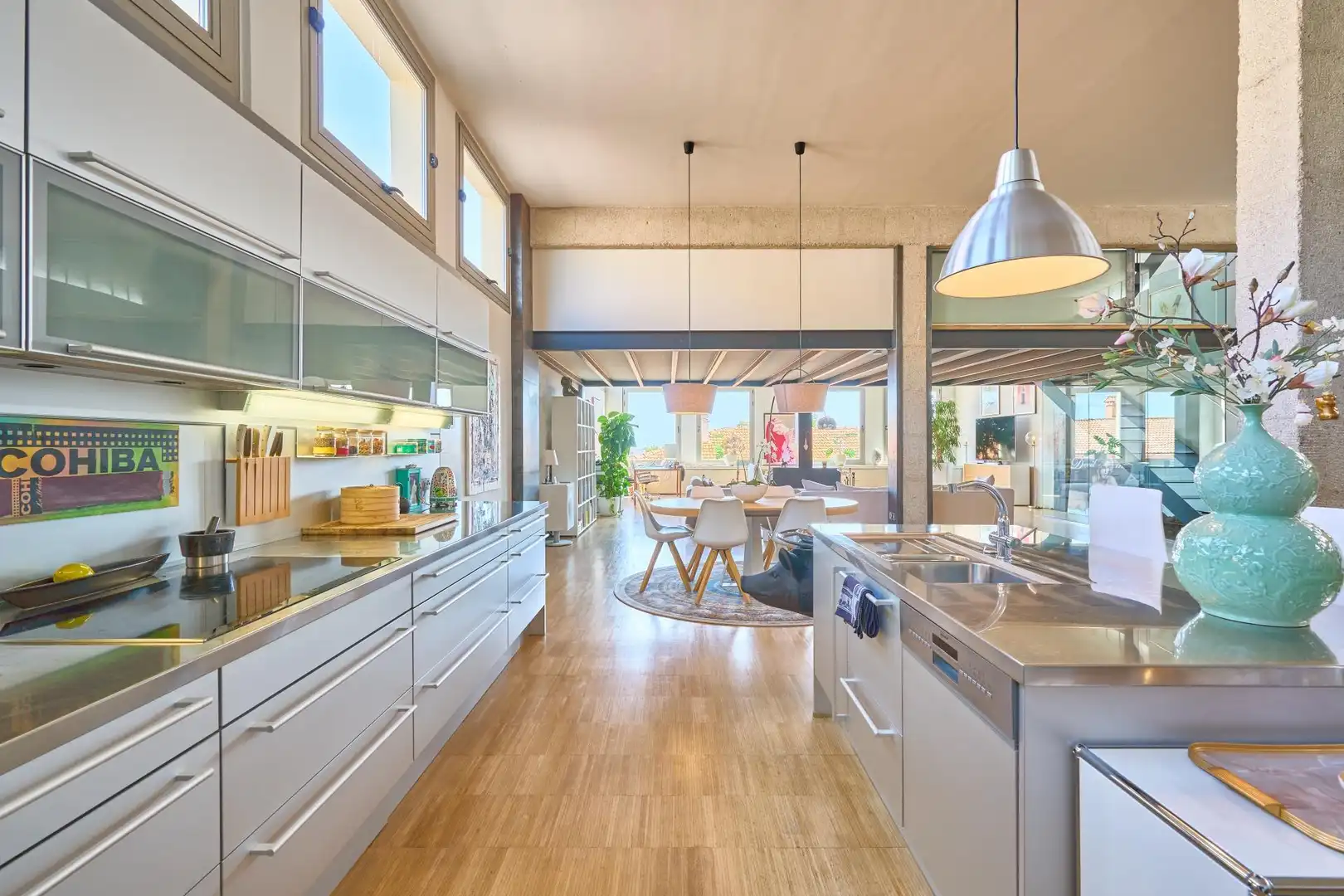 Kitchen of Houses for sale in  Palma de Mallorca  with Air Conditioner, Heating and Parquet flooring